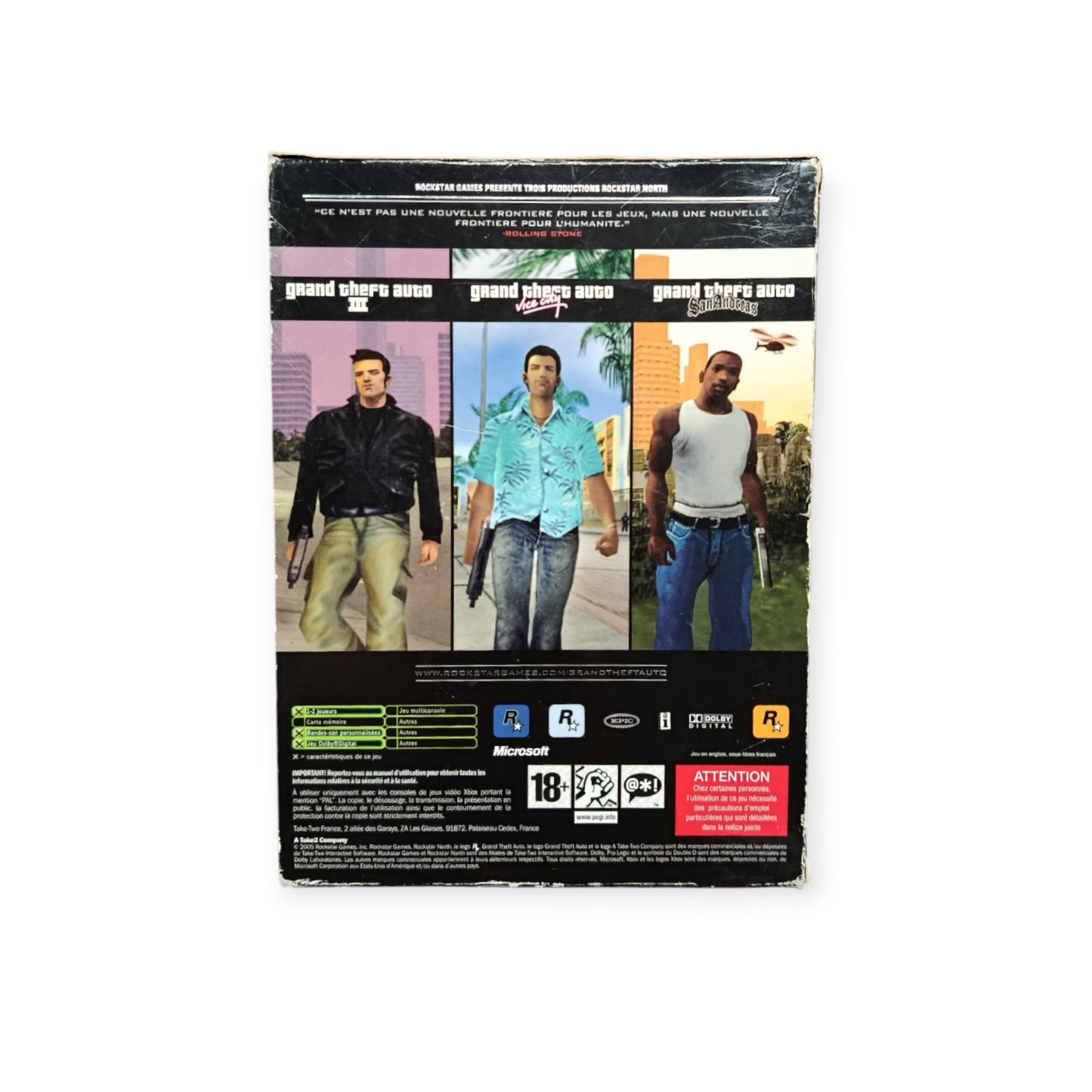 Grand Theft Auto The Trilgy Xbox Classics