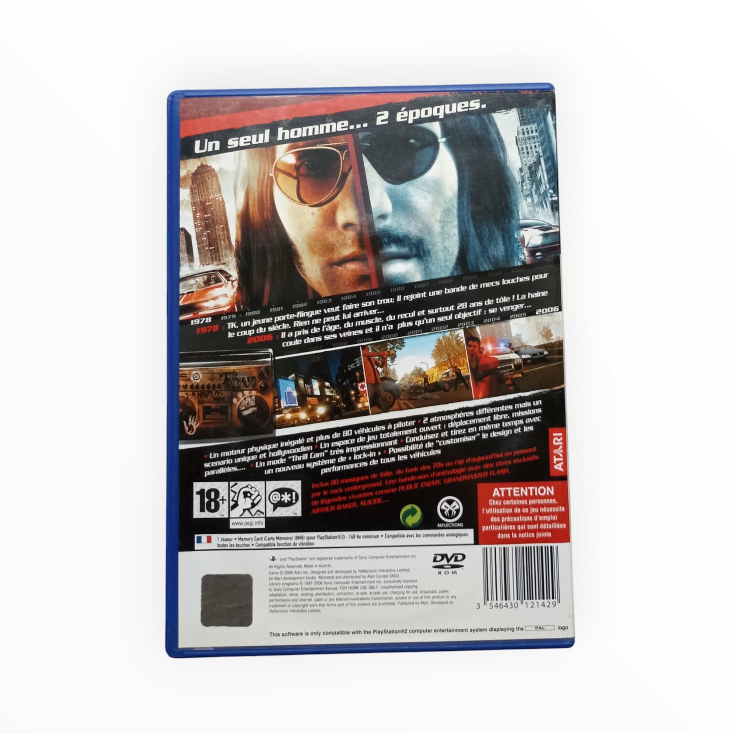 Driver : Parallel Lines Playstation 2 (PS2)