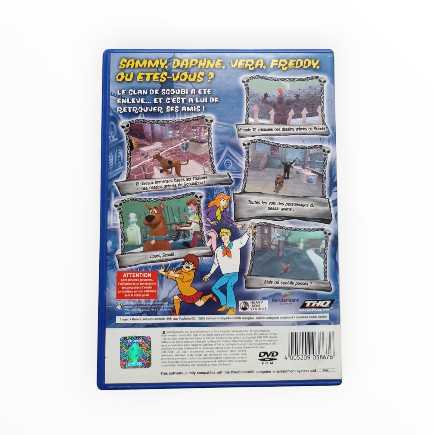 Scooby-Doo! : La Nuit des 100 Frissons playstation 2 (PS2)