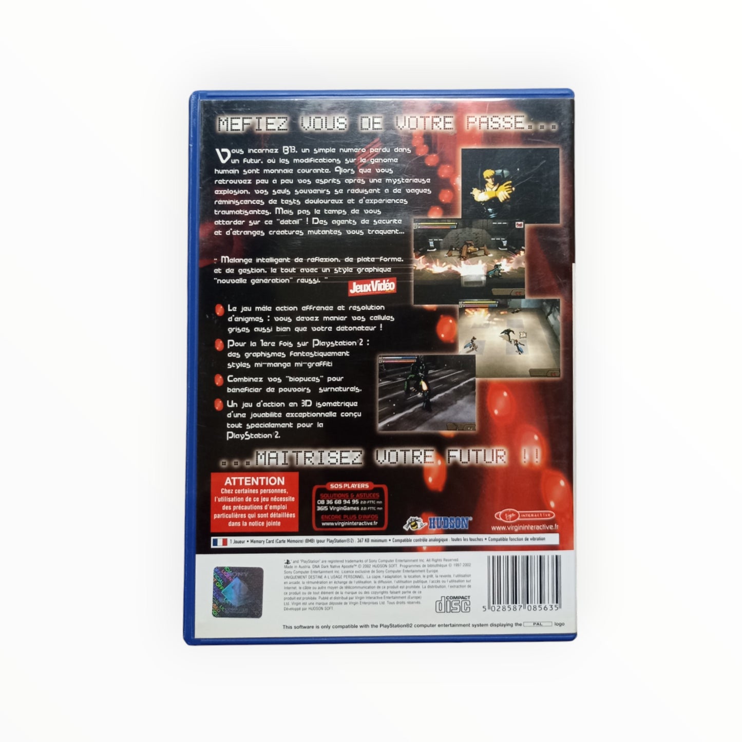 DNA : Dark Native Apostle playstation 2 (PS2)