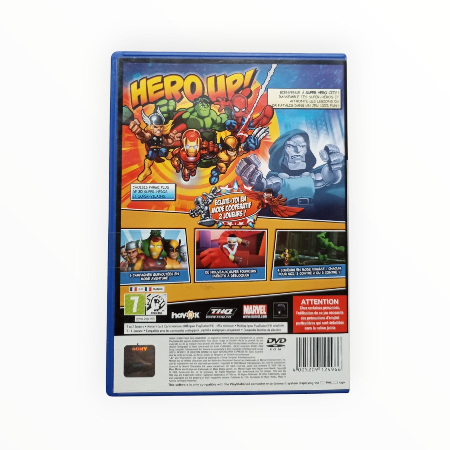 Marvel Super Hero Squad playstation 2 (PS2)