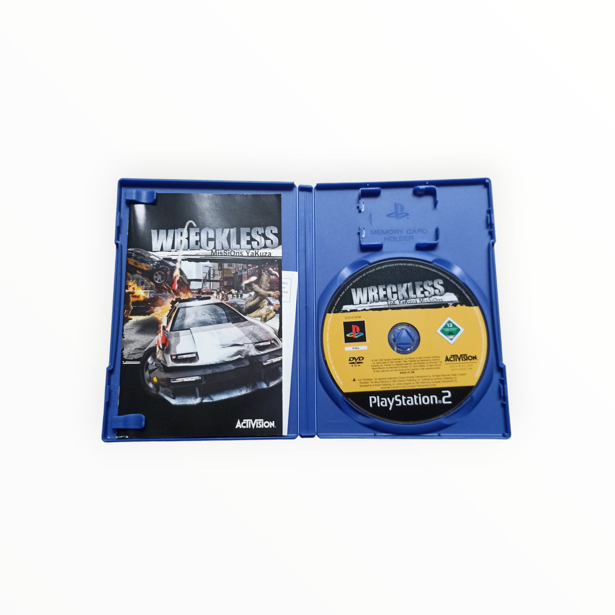 Wreckless : Missions Yakuzas playstation 2 (PS2)