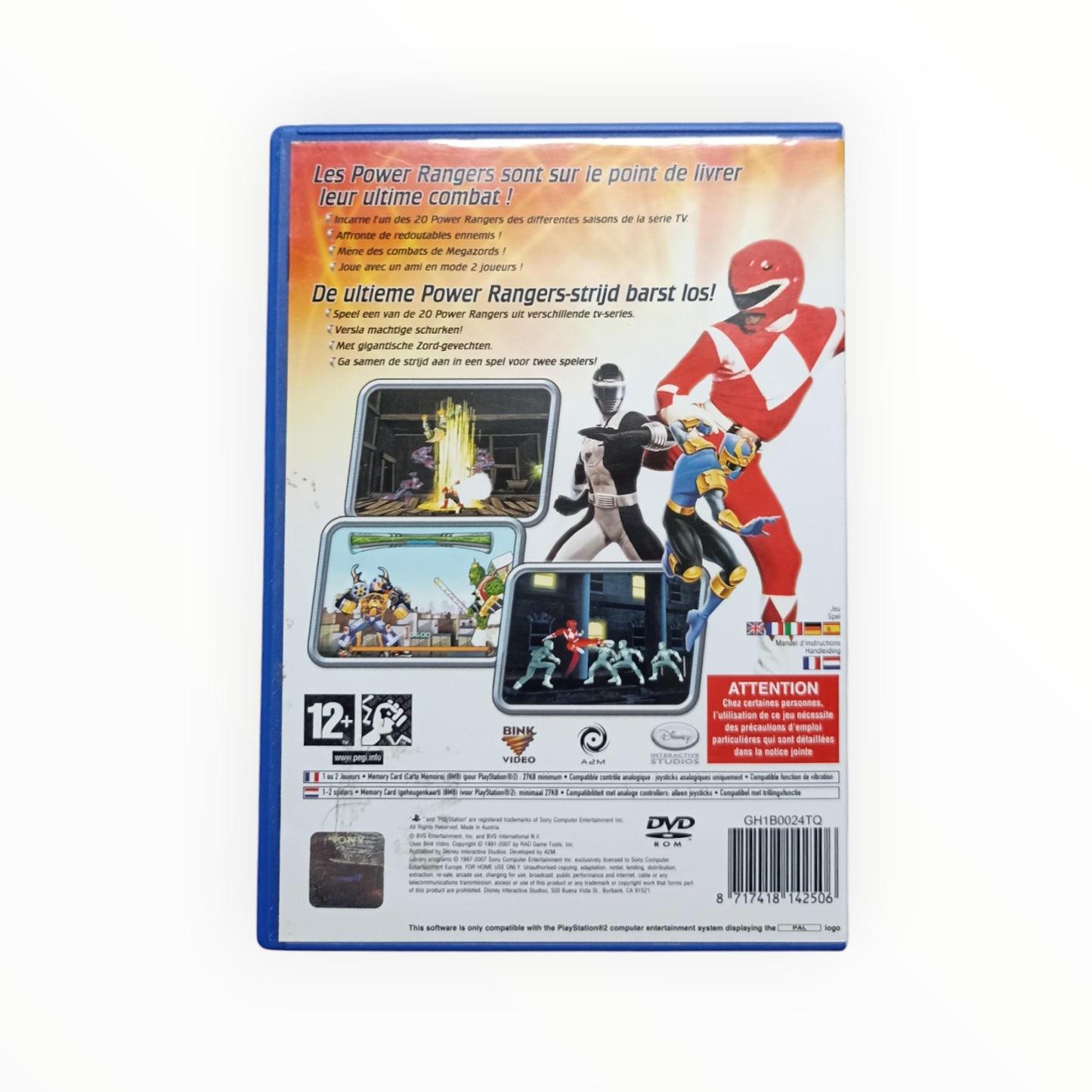 Power Rangers : Super Legends playstation 2 (PS2)