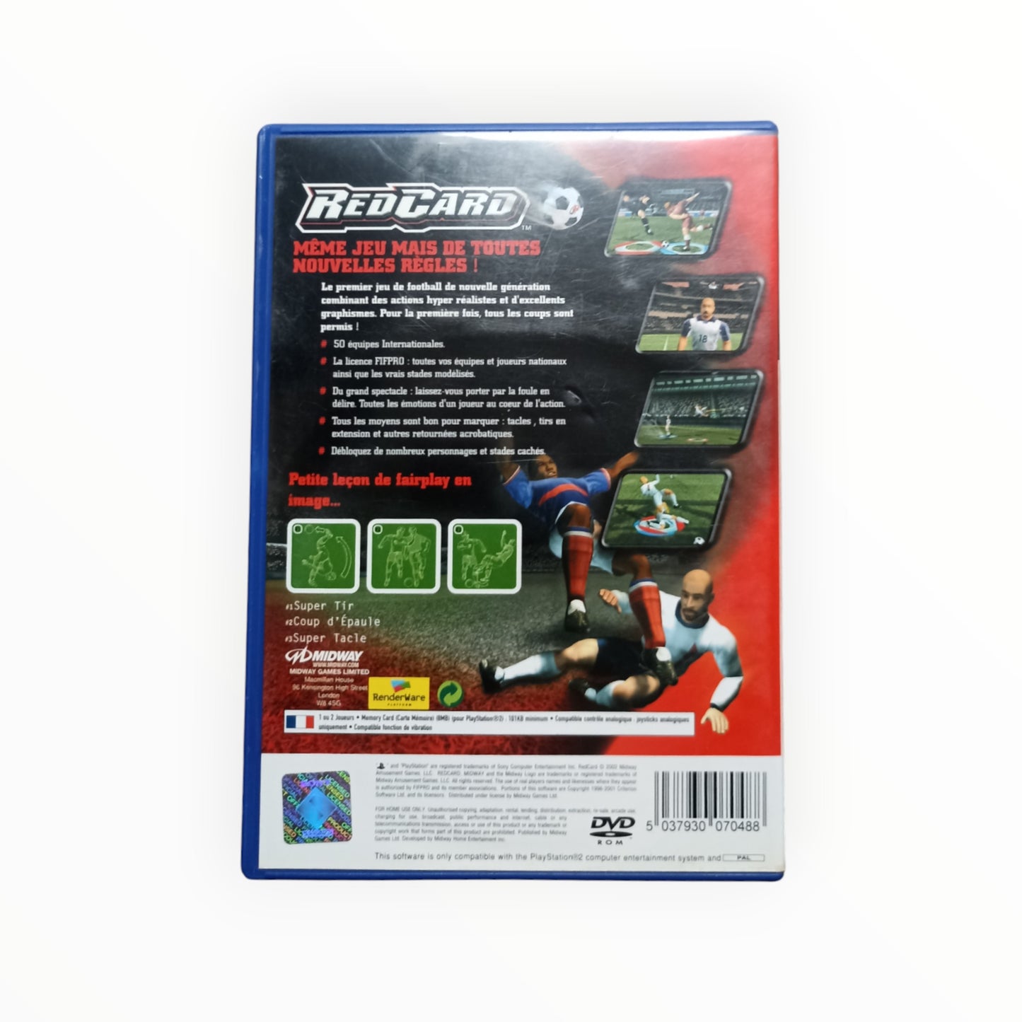 Red Card playstation 2 (PS2)