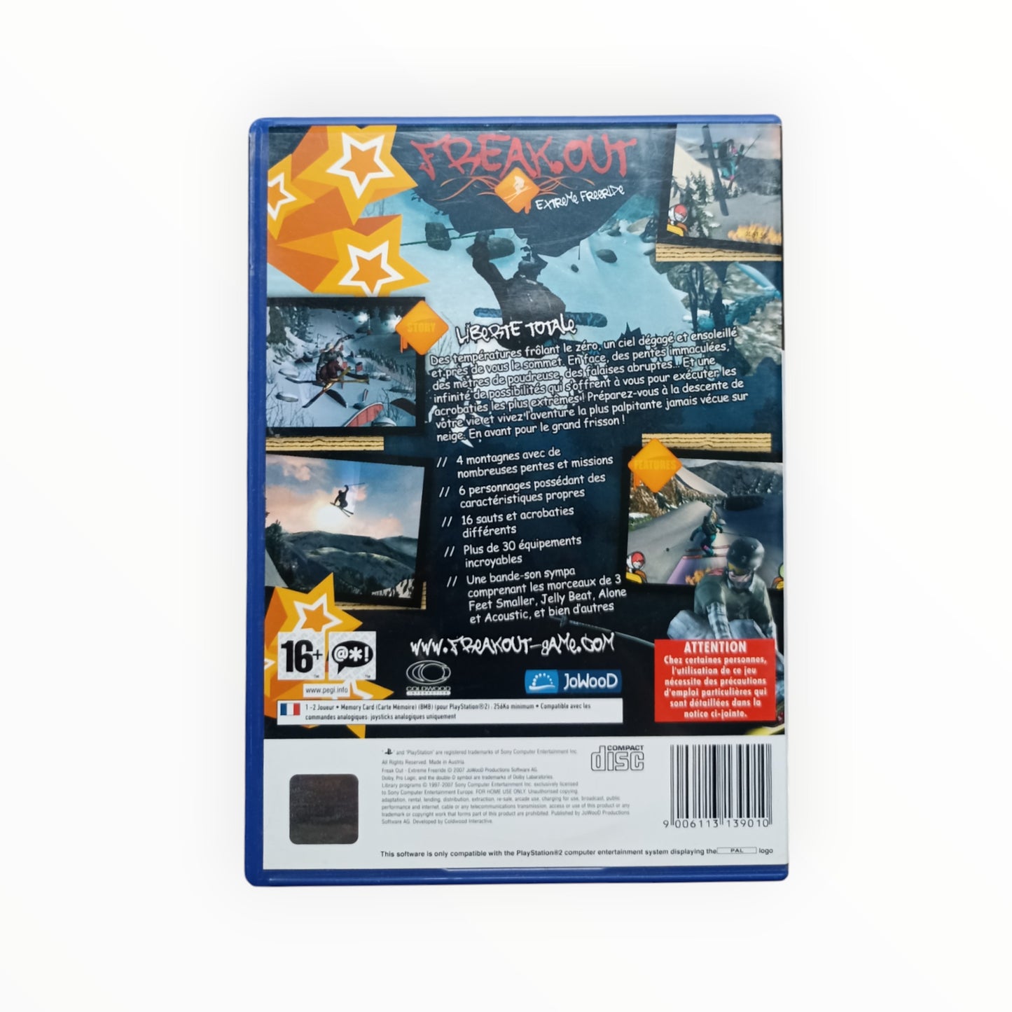 Freak Out : Extreme Freeride playstation 2 (PS2)