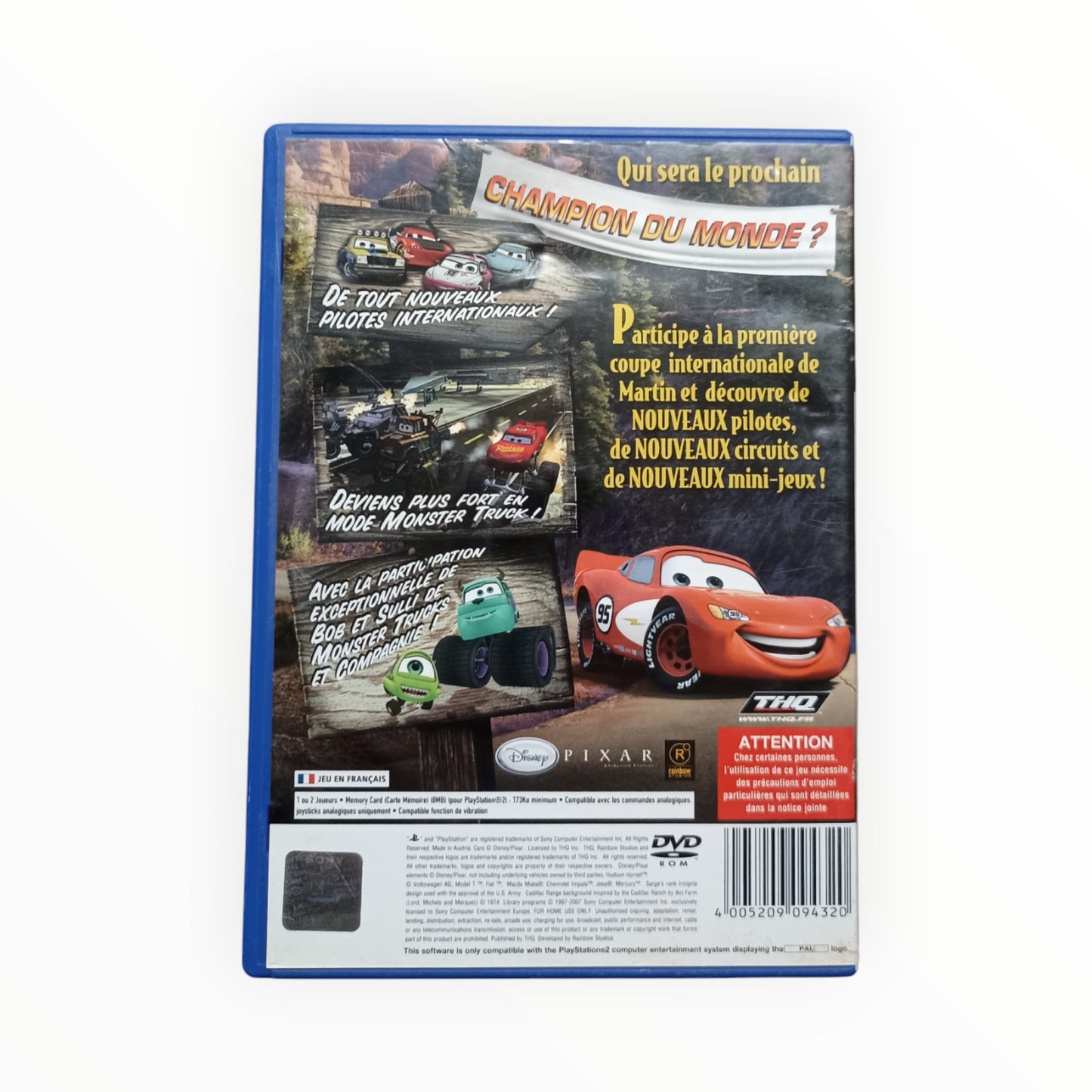 Disney Cars : La Coupe Internationale de Martin playstation 2 (PS2)