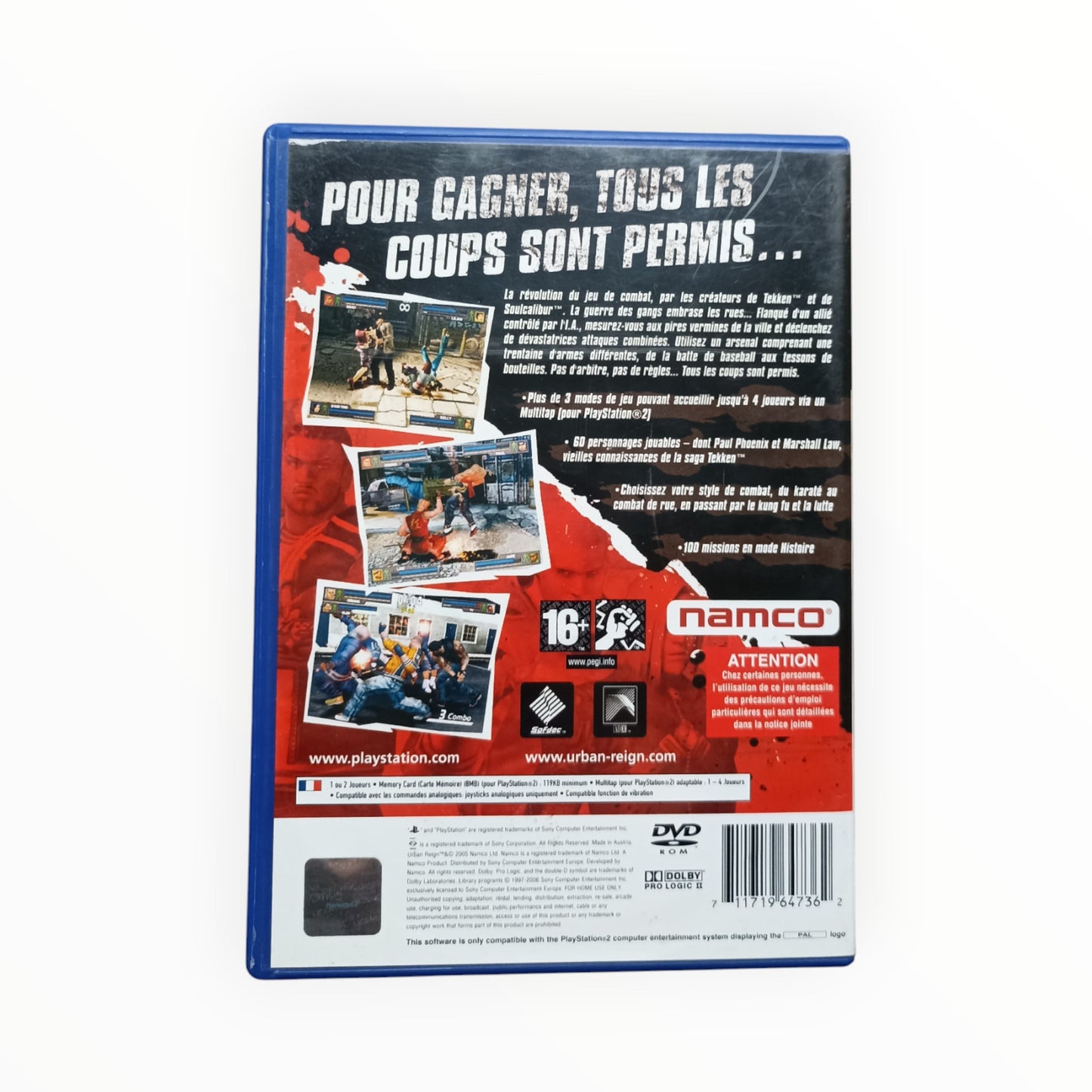 Urban Reign playstation 2 (PS2)