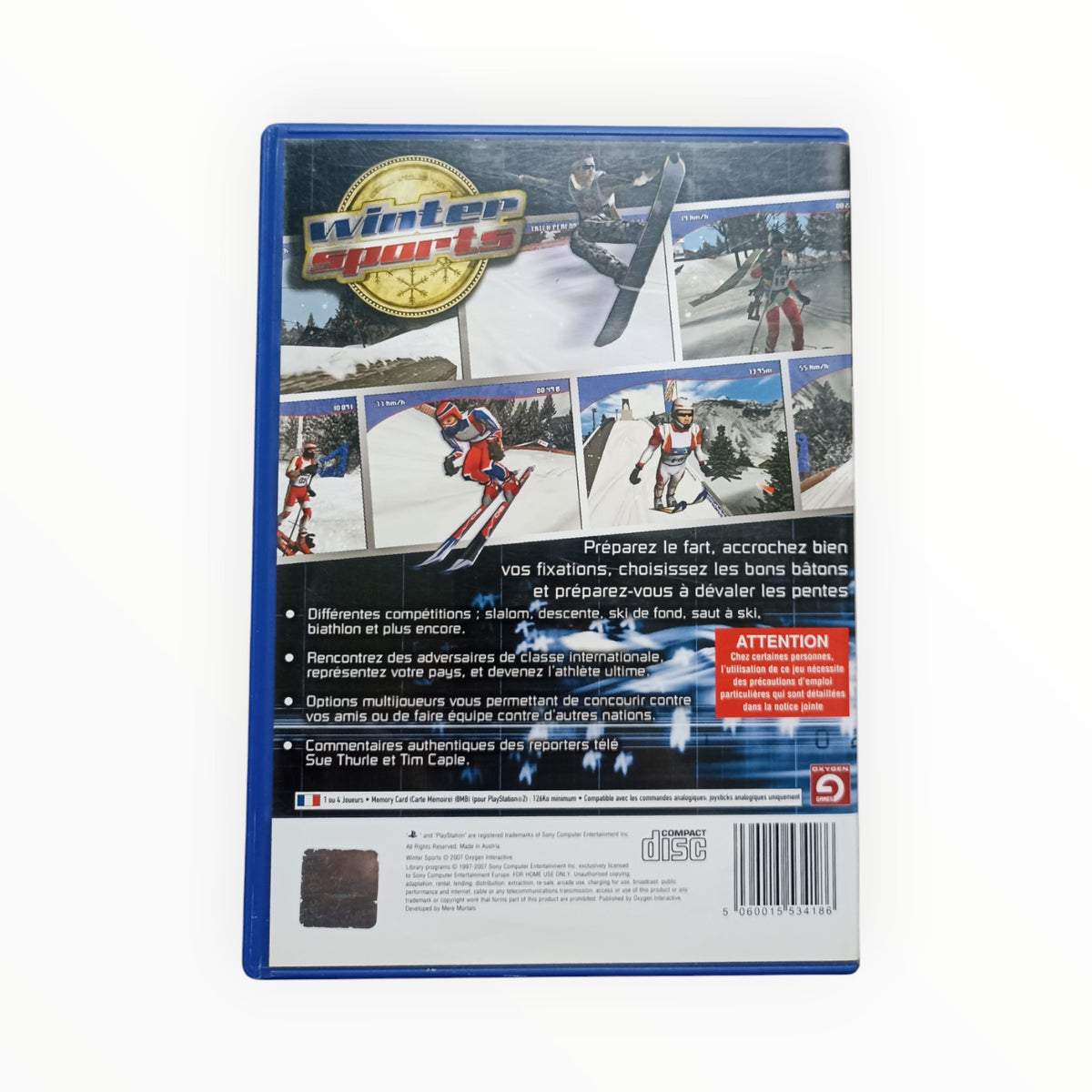 Winter Sports playstation 2 (PS2)