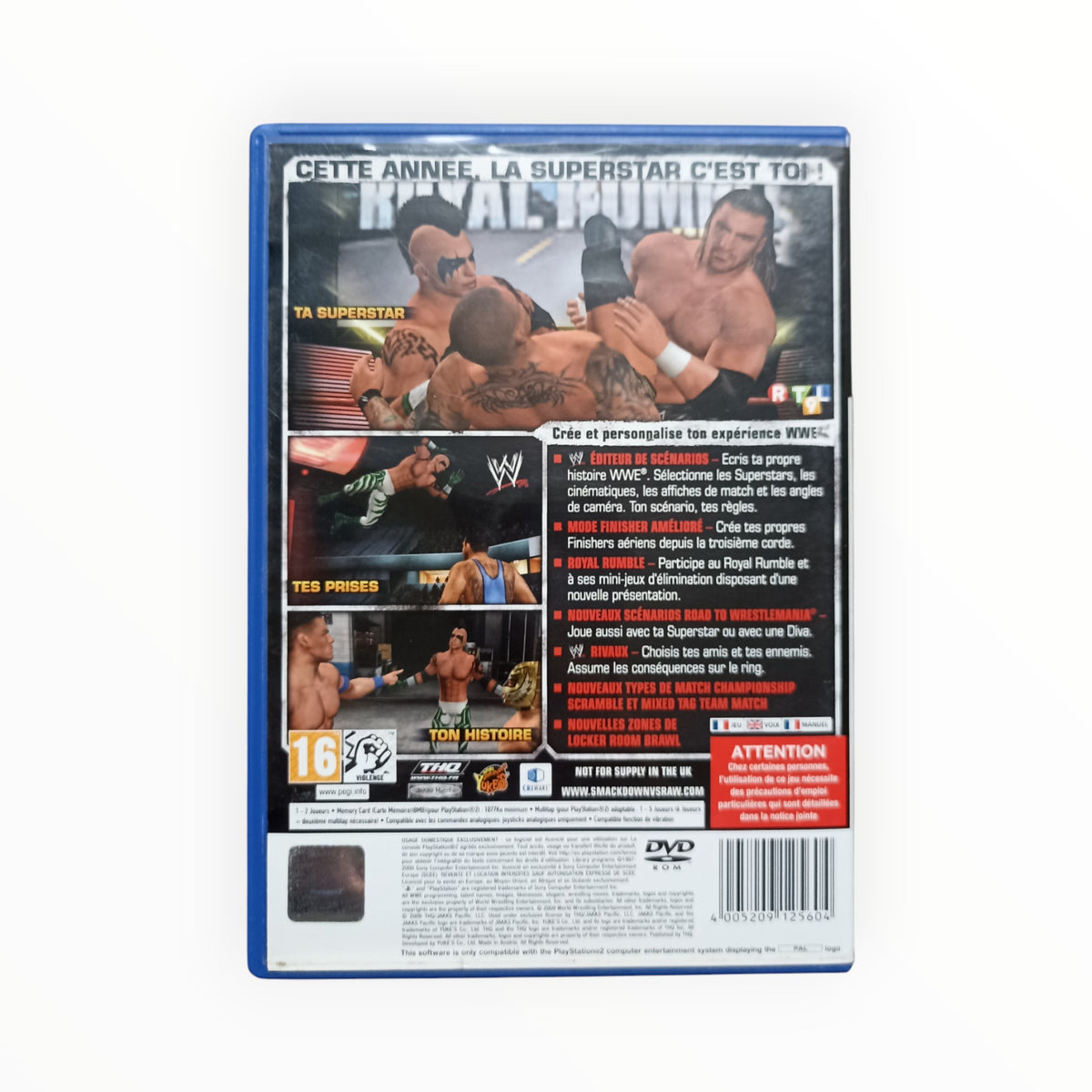 WWE Smackdown vs Raw 2010 playstation 2 (PS2)
