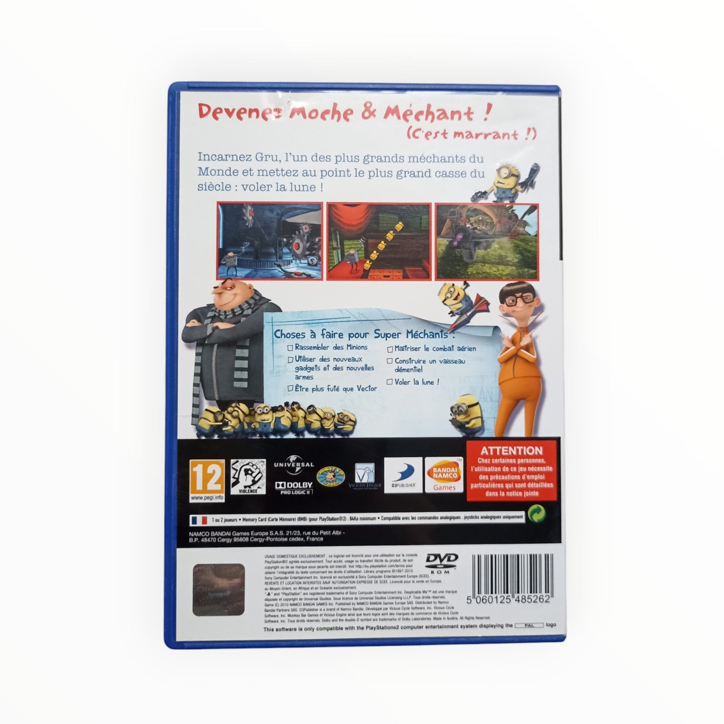 Moi, Moche et Méchant : Le Jeu Vidéo playstation 2 (PS2)