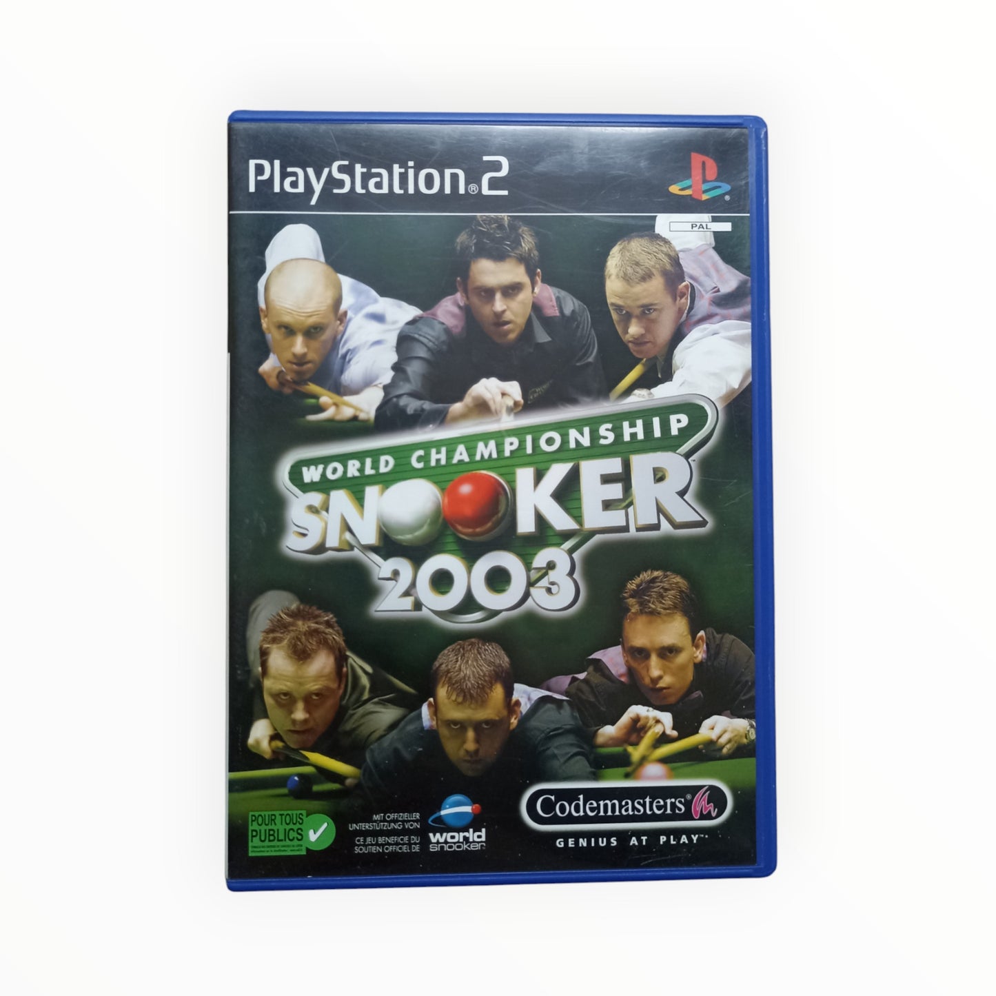 World Championship Snooker 2003 playstation 2 (PS2)