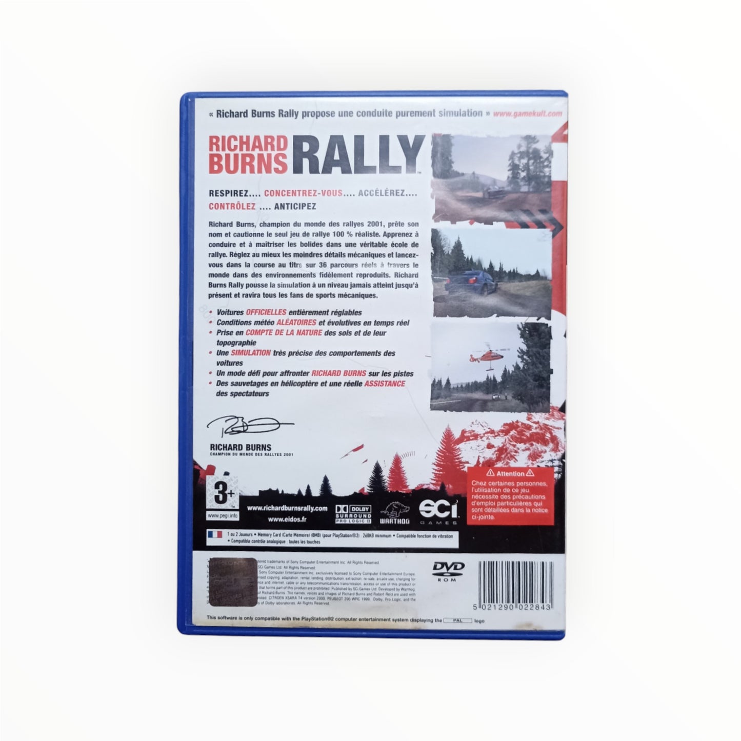 Richard Burns Rally playstation 2 (PS2)