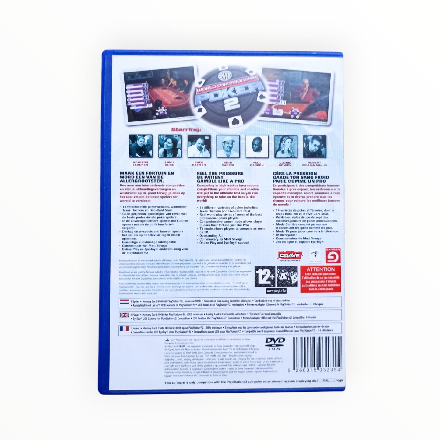 World Championship Poker 2 playstation 2 (PS2)