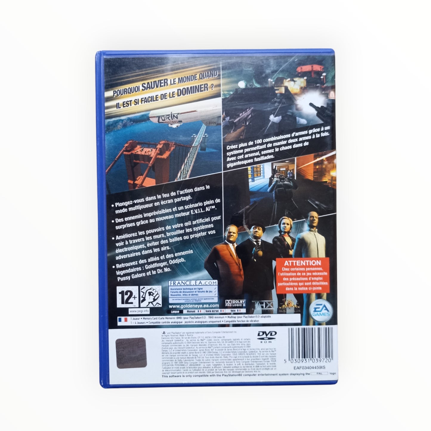 GoldenEye : Au Service du Mal playstation 2 (PS2)