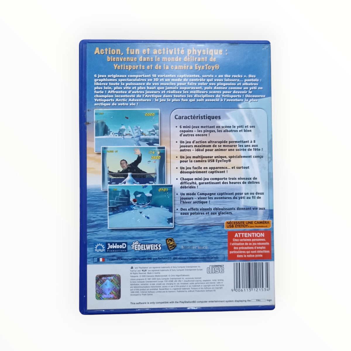 Yetisports Arctic Adventures playstation 2 (PS2)