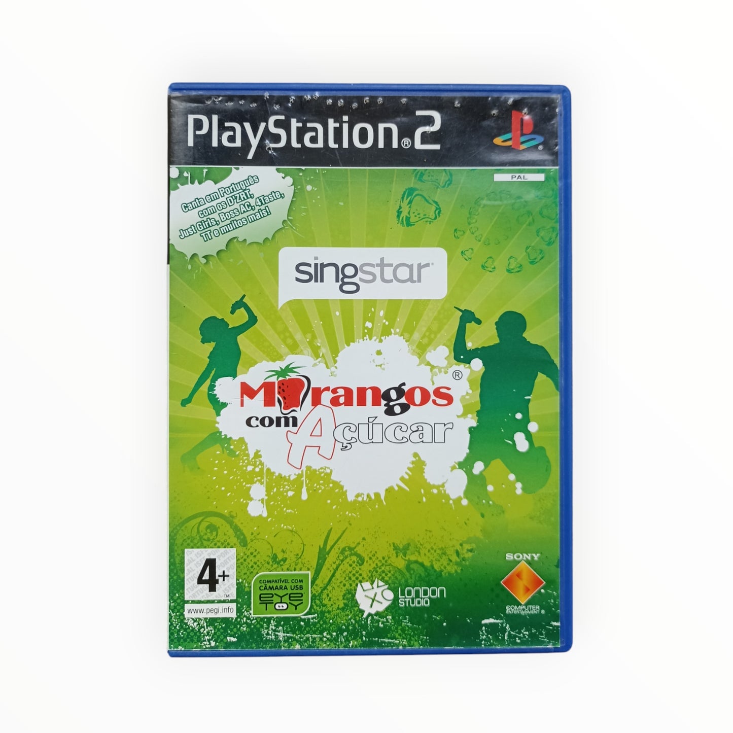 SingStar Morangos com Açúcar playstation 2 (PS2)