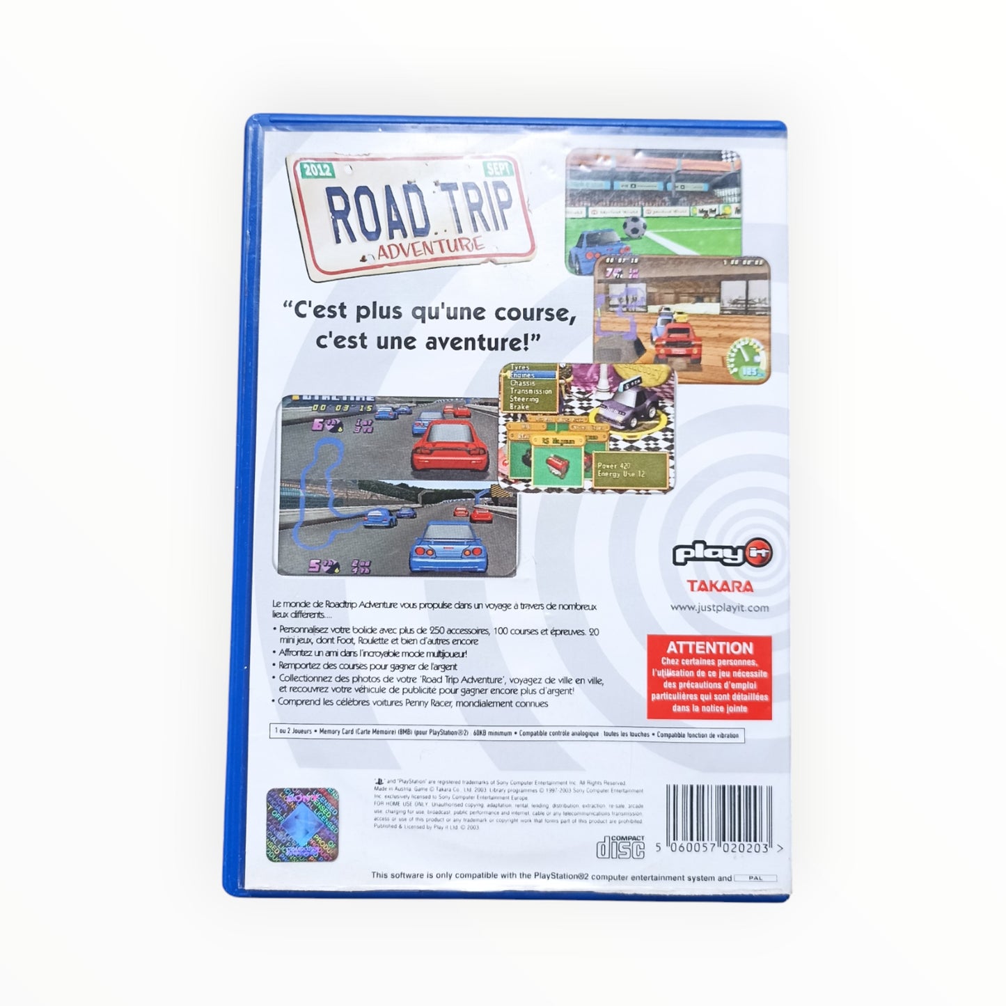 Road Trip Adventure playstation 2 (PS2)