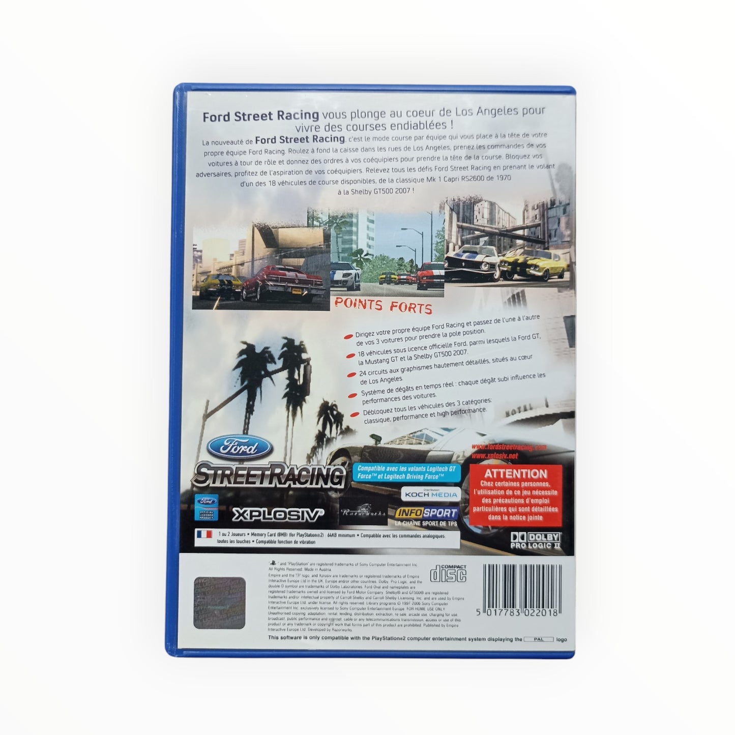 Ford Street Racing playstation 2 (PS2)