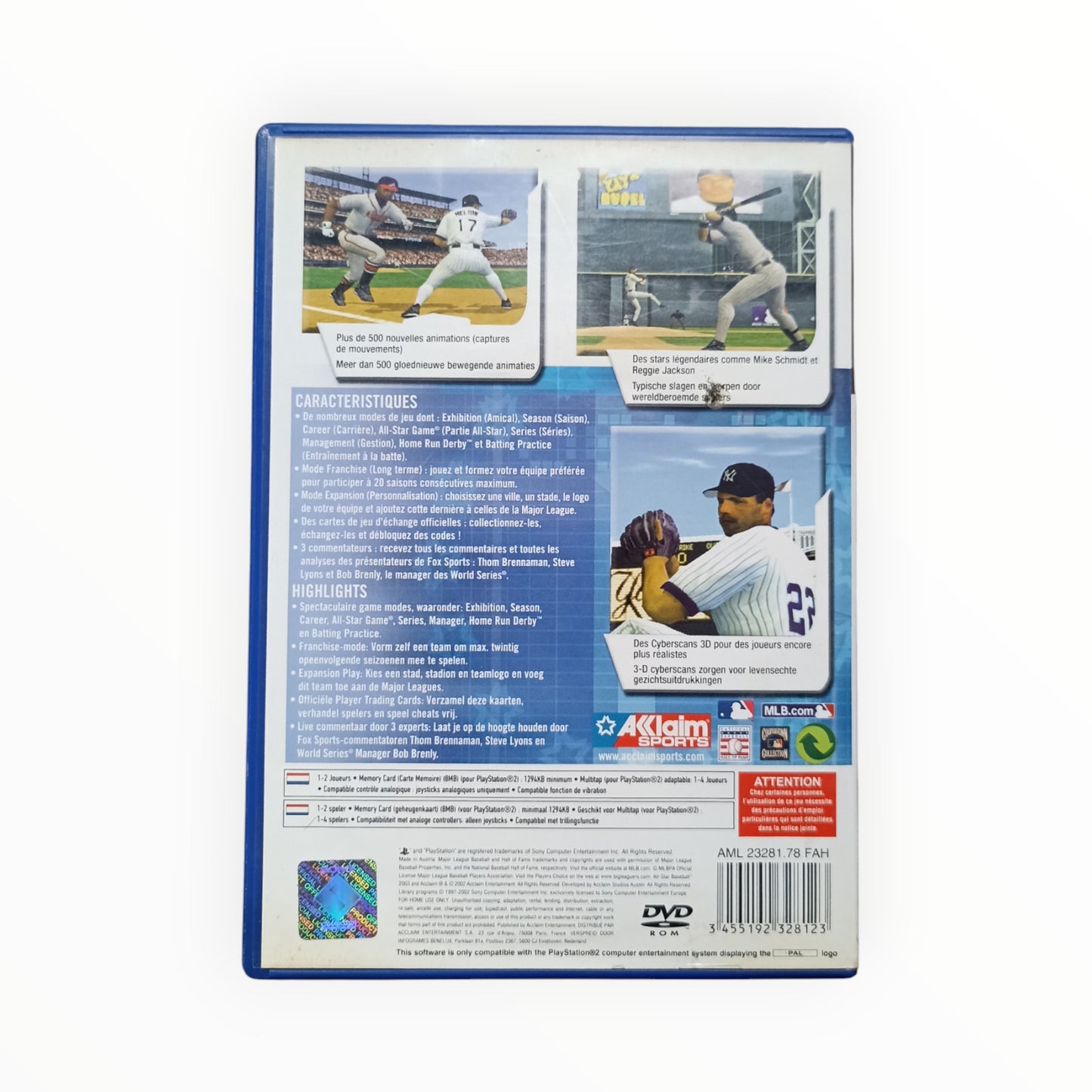 All Star Baseball 2003 playstation 2 (PS2)