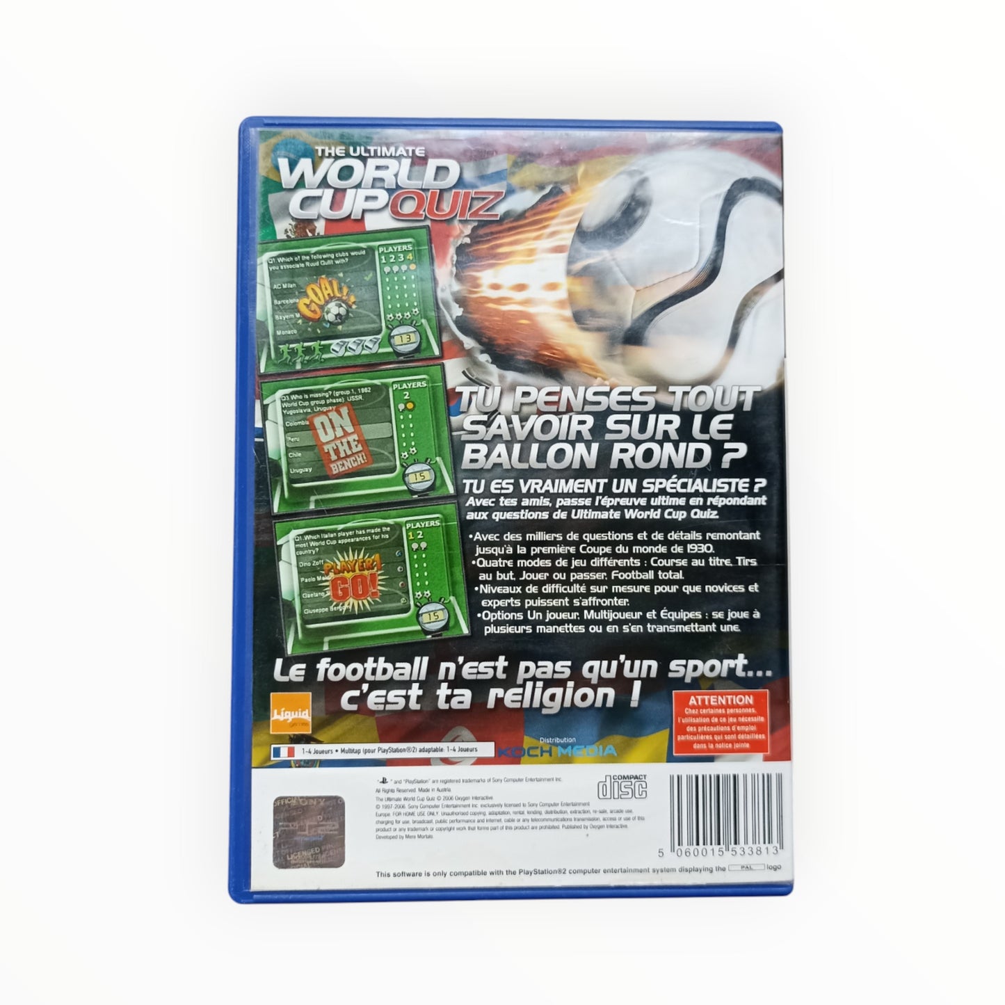 The Ultimate World Cup Quiz playstation 2 (PS2)