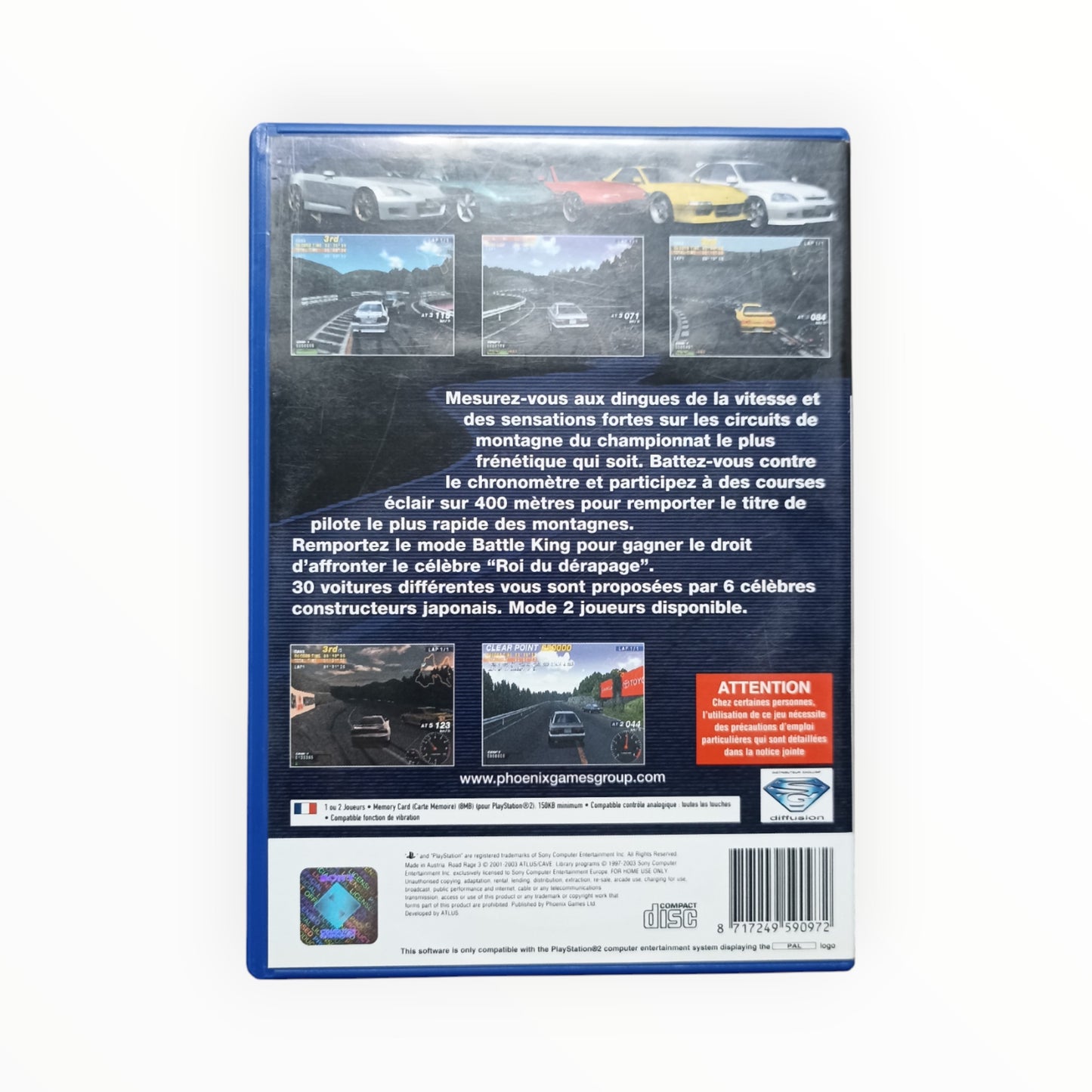 Road Rage 3 playstation 2 (PS2)