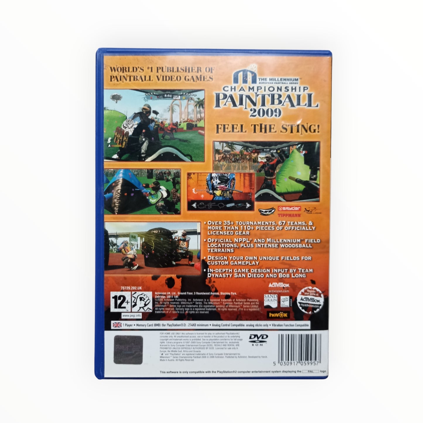 Millennium European Paintball Series - Championship Paintball 2009 playstation 2 (PS2)