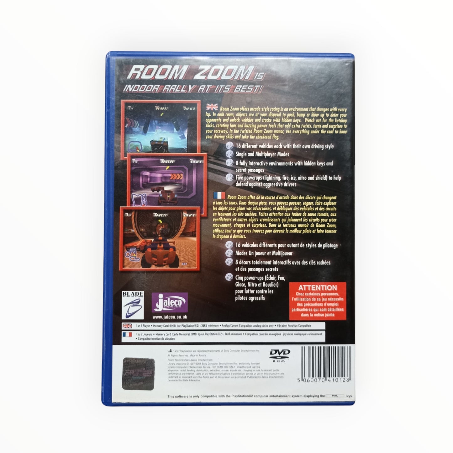Room Zoom : Race for Impact playstation 2 (PS2)