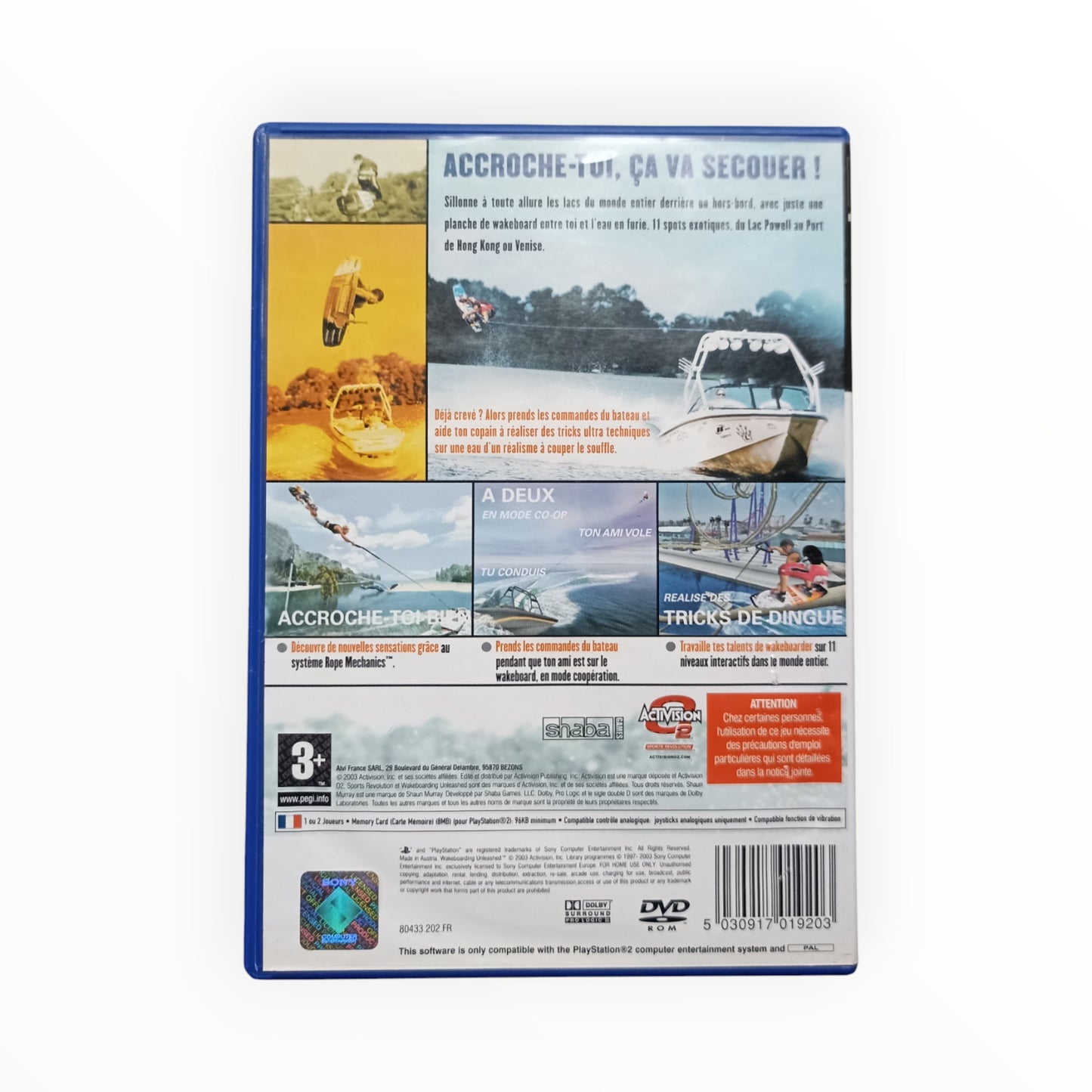 Wakeboarding Unleashed playstation 2 (PS2)