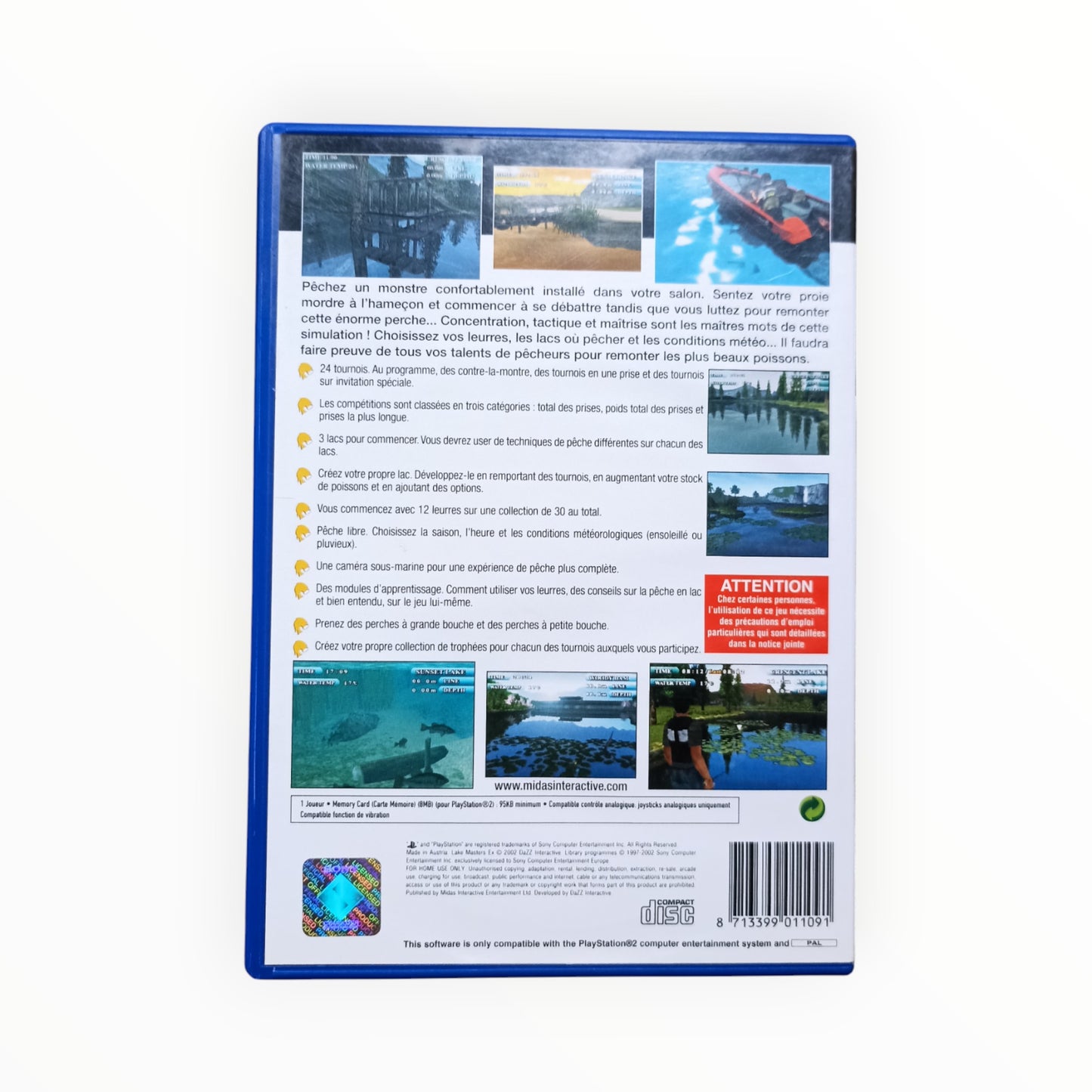 Lake Masters EX playstation 2 (PS2)
