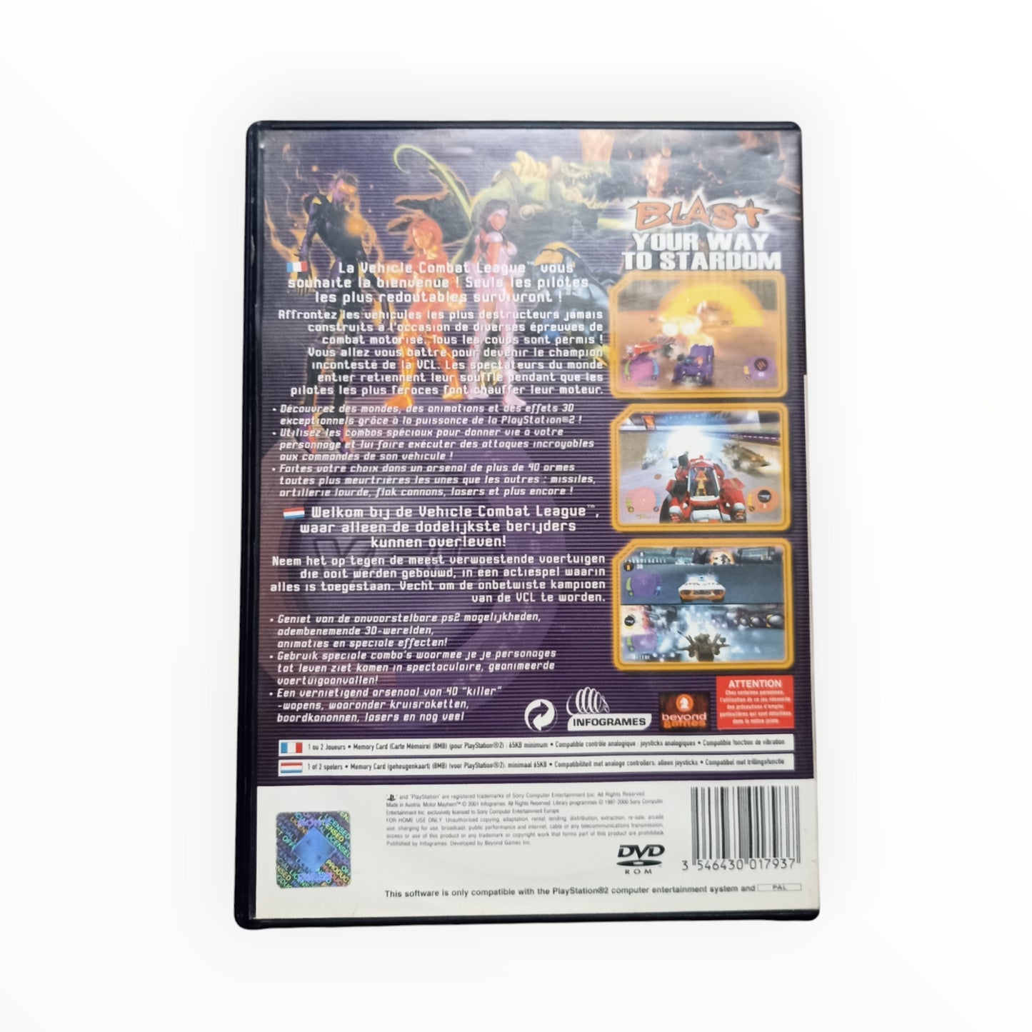 Motor Mayhem playstation 2 (PS2)