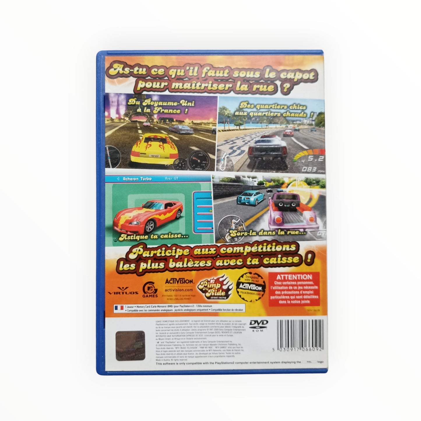 MTV Pimp My Ride Street Racing playstation 2 (PS2)