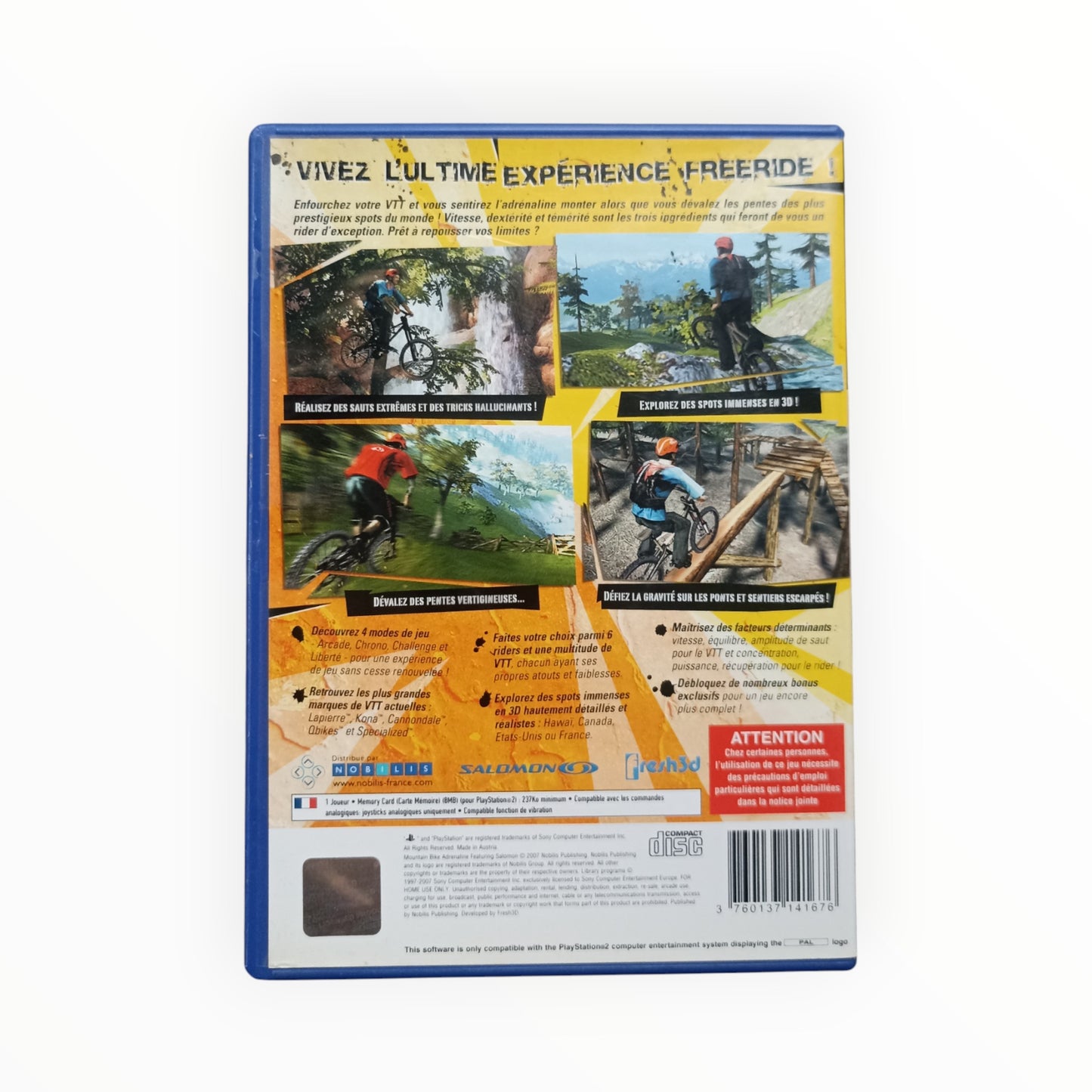 Mountain Bike Adrenaline playstation 2 (PS2)