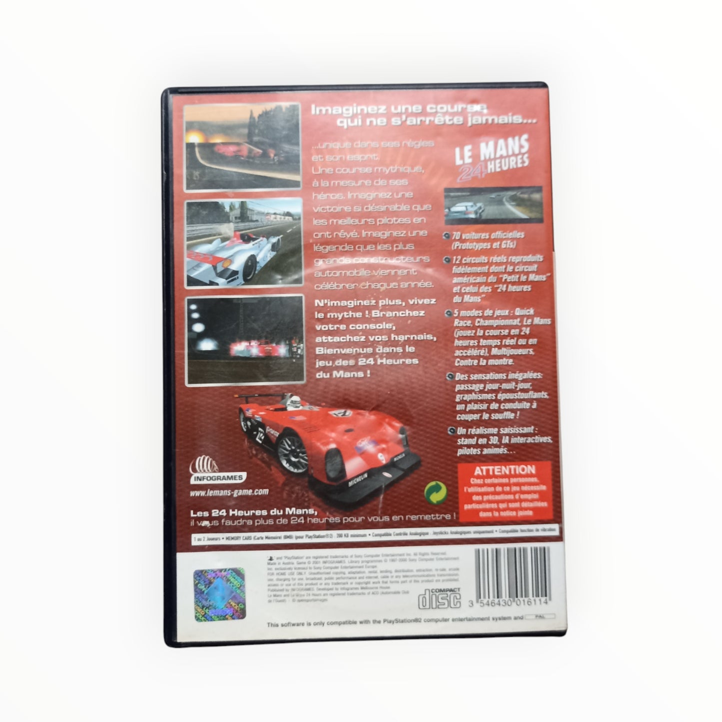 Le Mans 24 Heures playstation 2 (PS2)