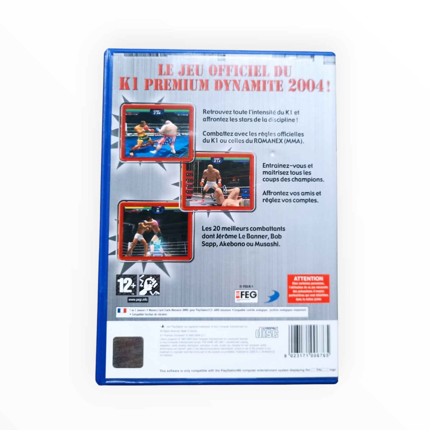 K-1 Premium Dynamite playstation 2 (PS2)
