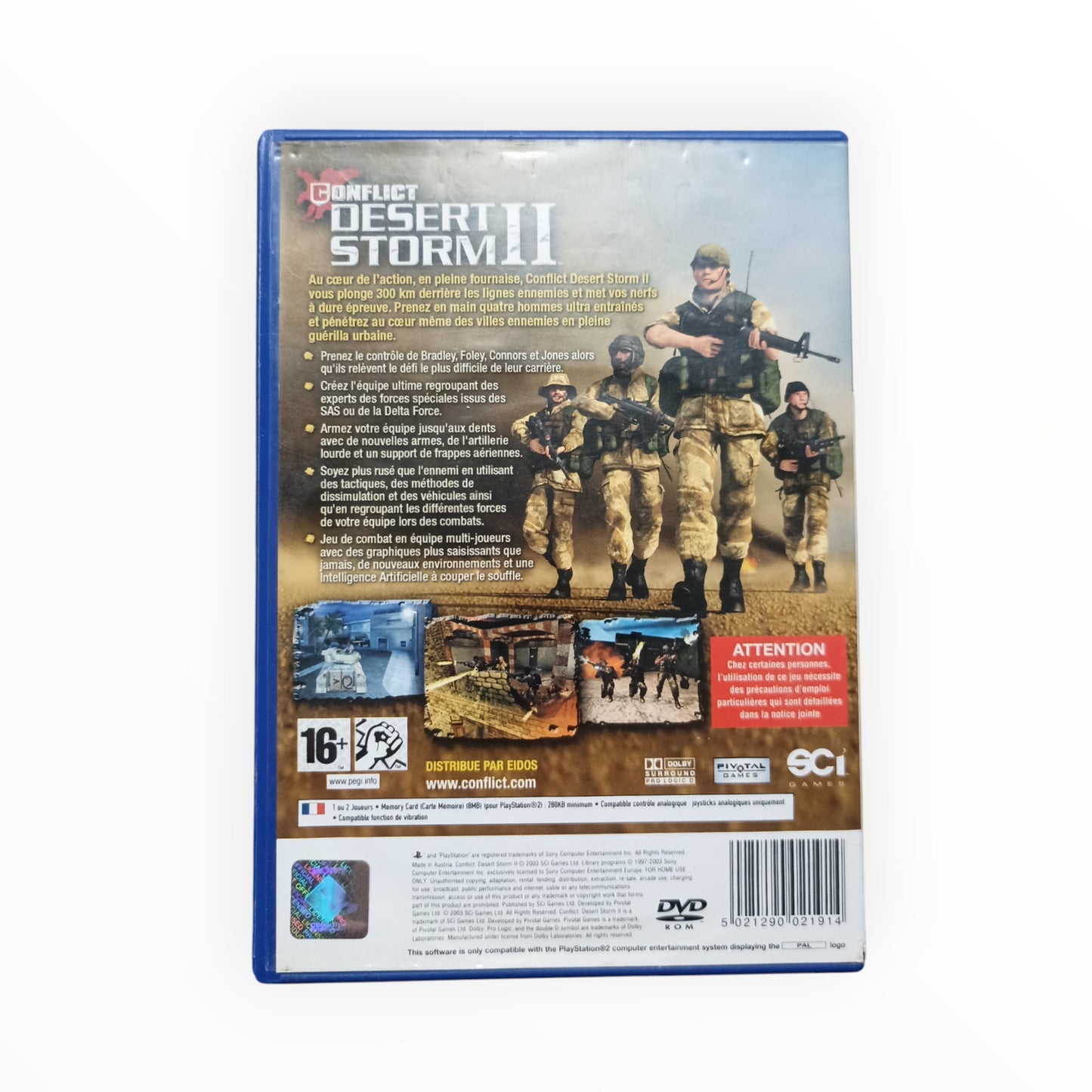 Conflict Desert Storm 2 playstation 2 (PS2)