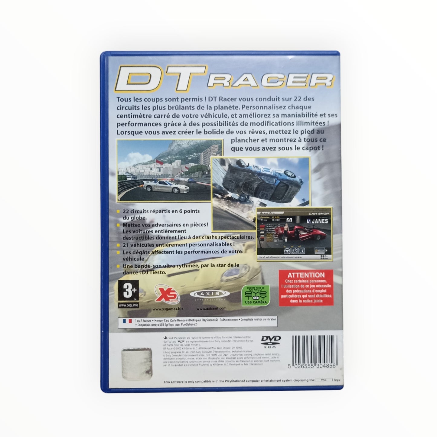 DT Racer playstation 2 (PS2)