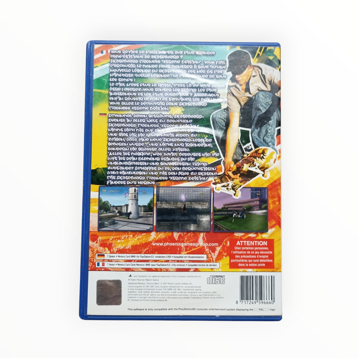 Skateboard Madness Xtreme Edition playstation 2 (PS2)