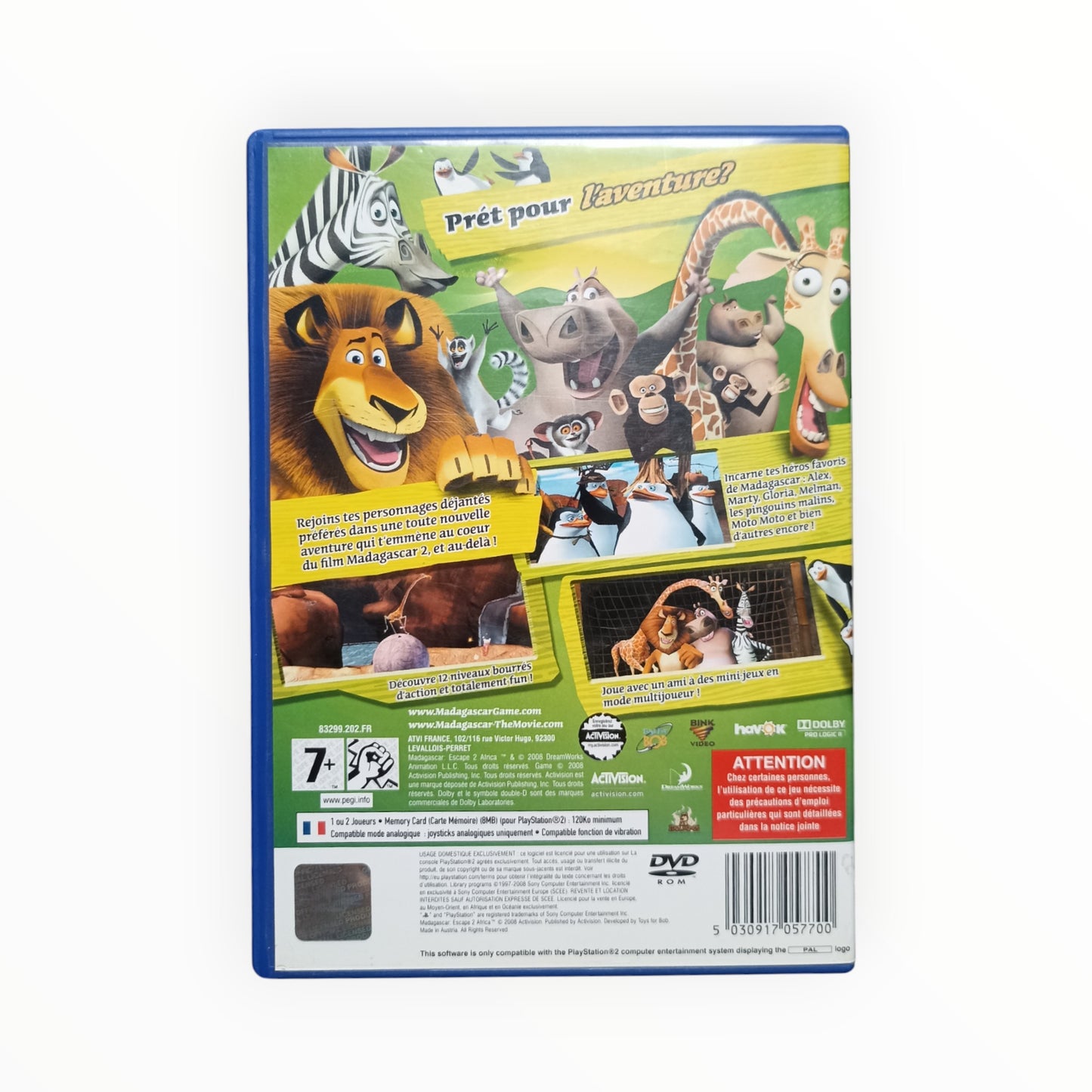 Madagascar 2 playstation 2 (PS2)
