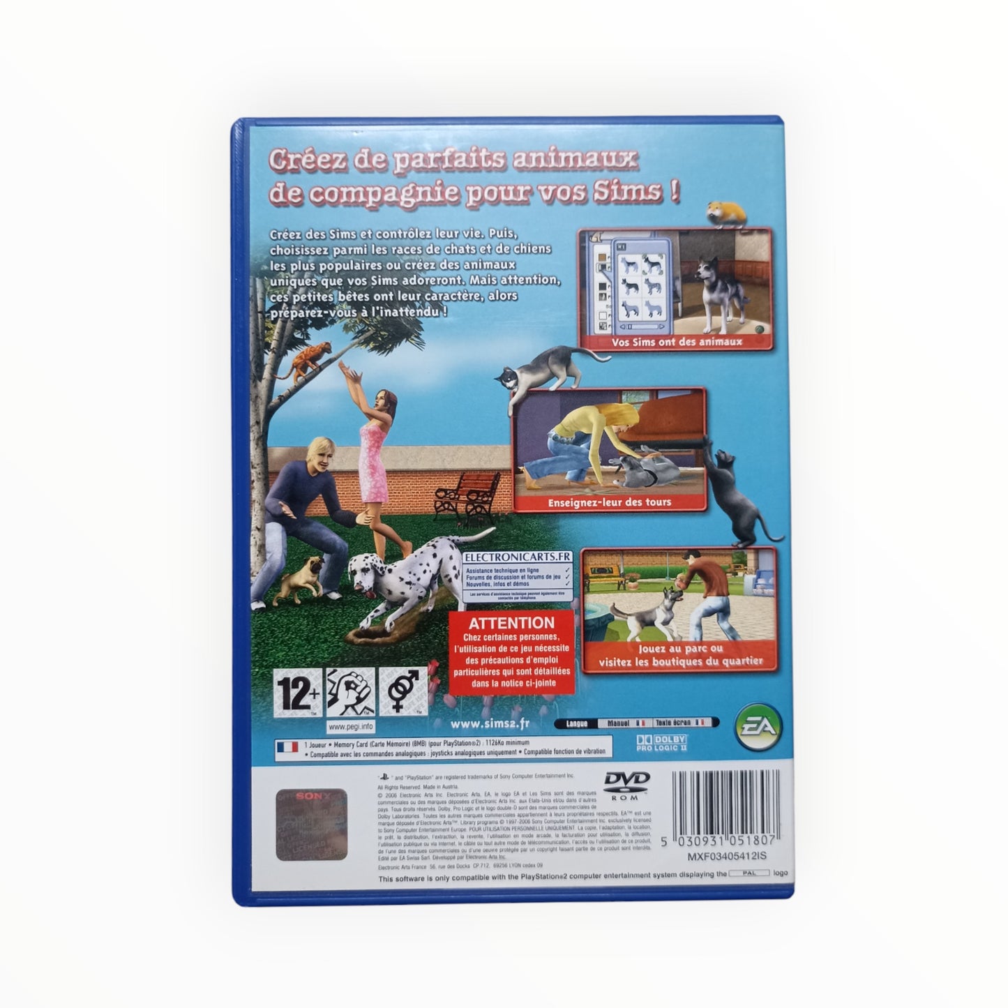 Les Sims 2 Animaux & cie playstation 2 (PS2)