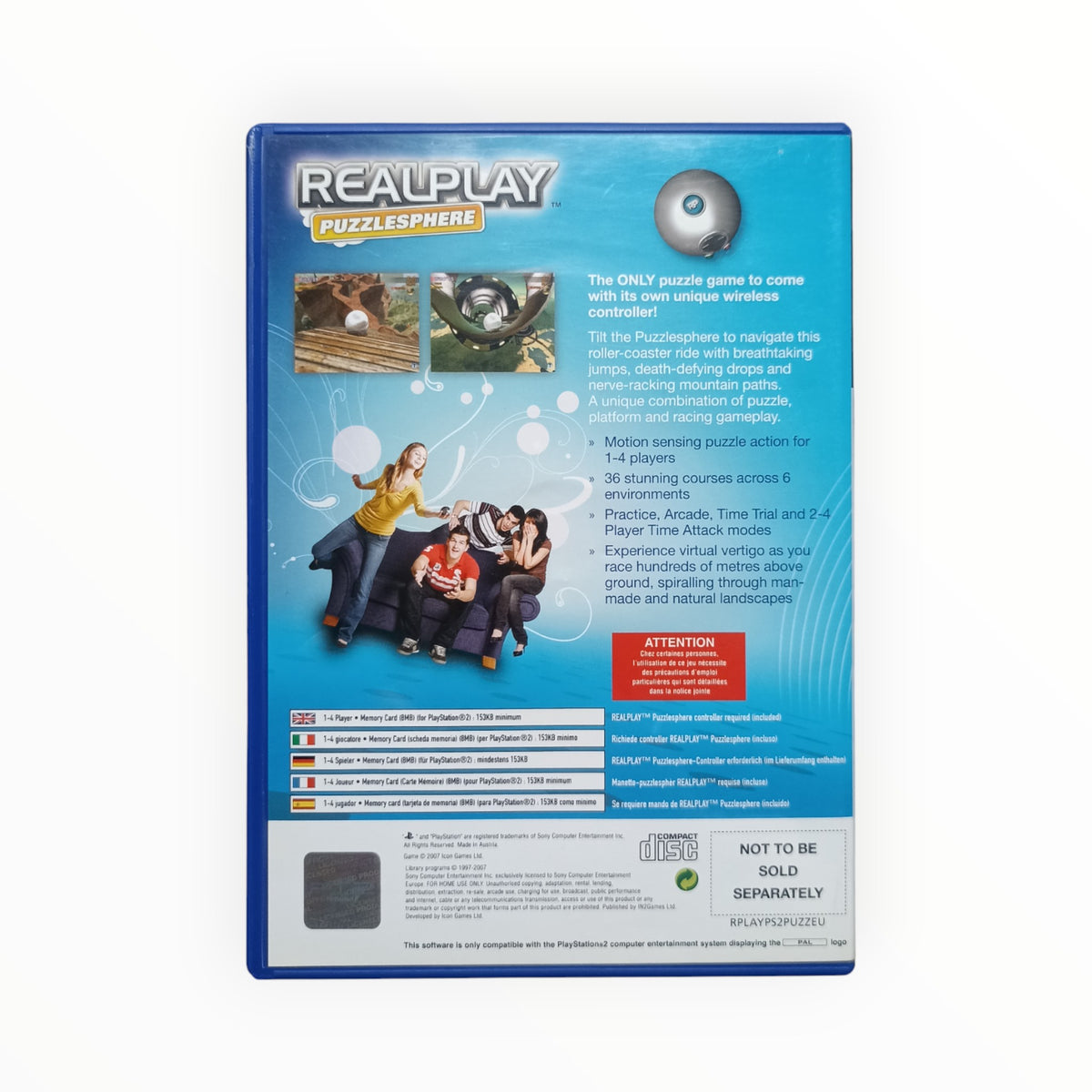 Realplay Puzzlesphere playstation 2 (PS2)