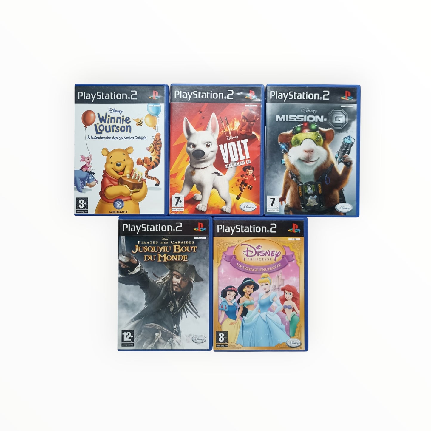 Lot 5 jeux disney (PS2) playstation 2