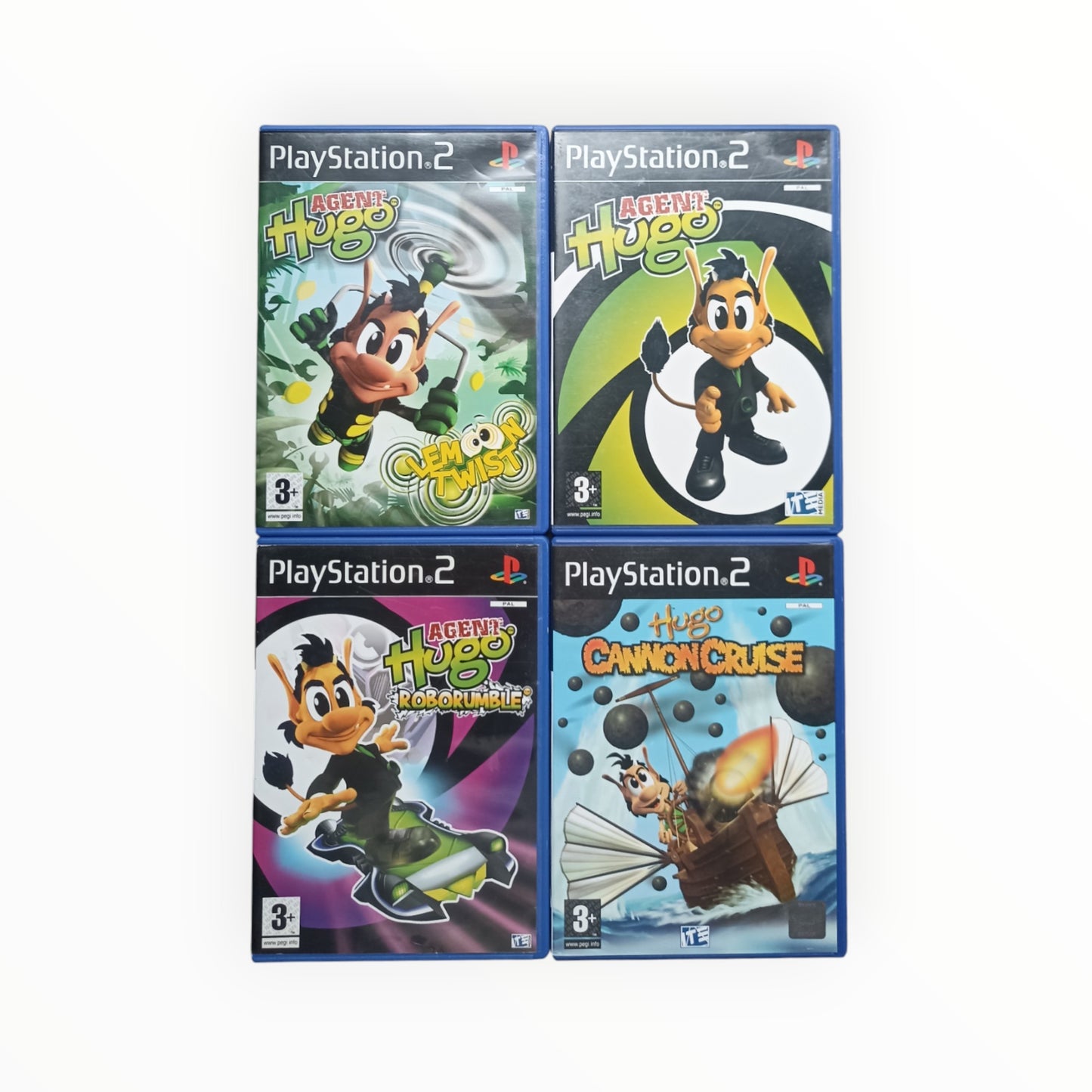 Lot 4 jeux hugo (PS2) playstation 2