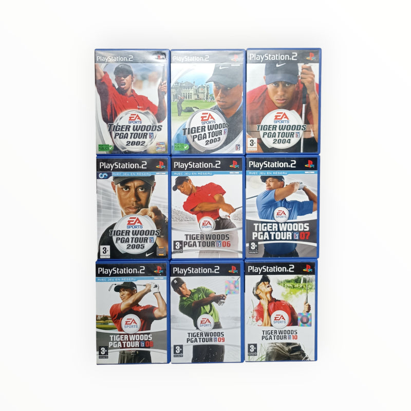 Lot 9 jeux Tiger woods (PS2) playstation 2