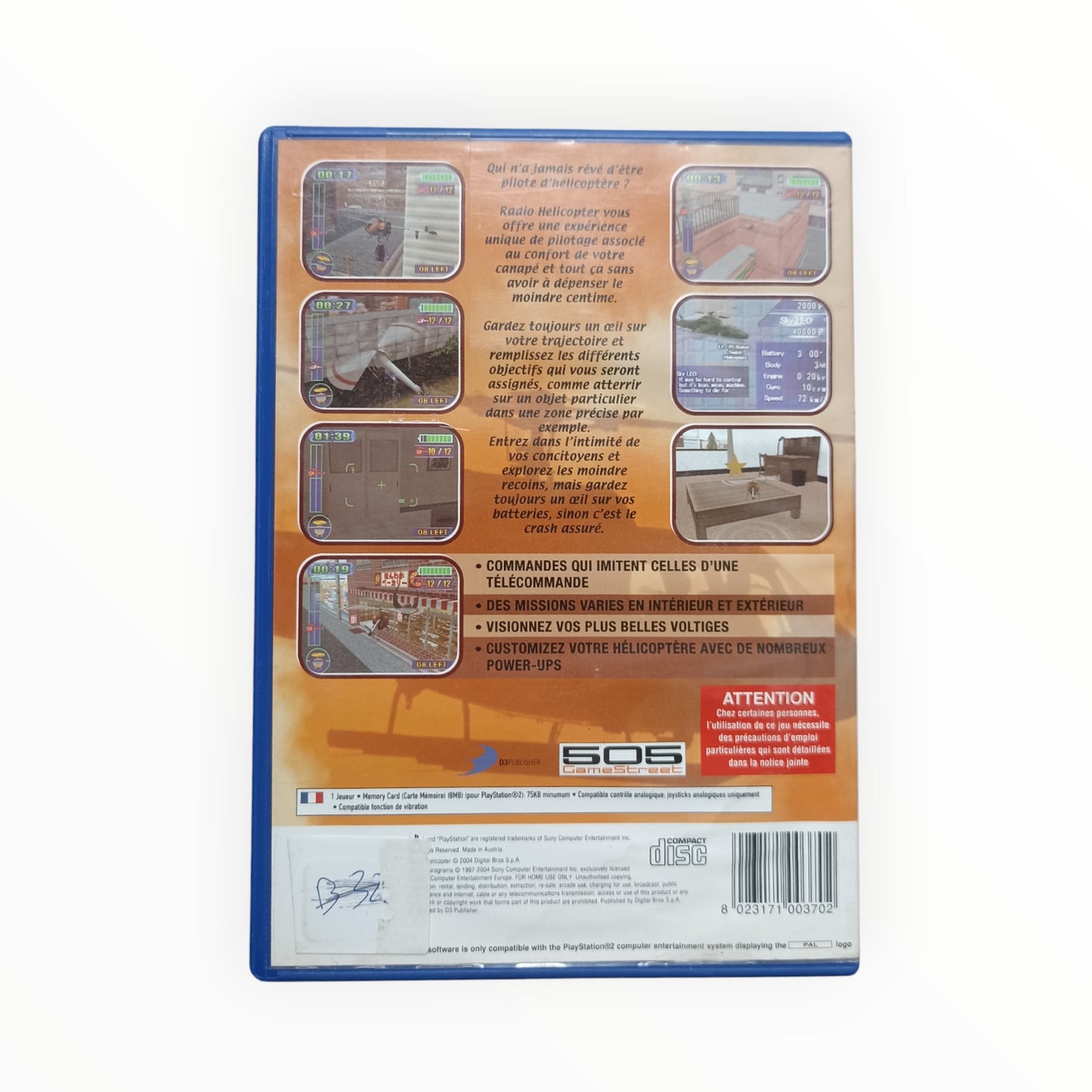 Radio Helicopter playstation 2 (PS2)
