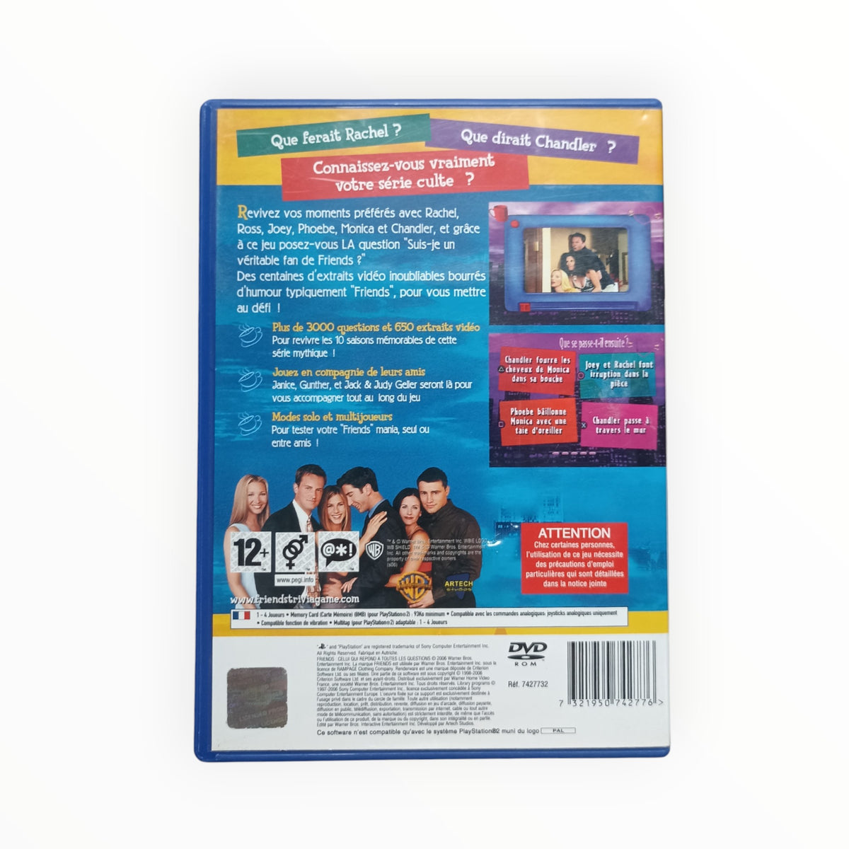 Friends : Celui qui Repond à Toutes les Questions playstation 2 (PS2)