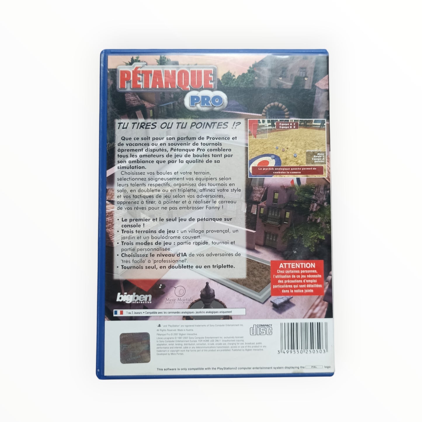 Pétanque Pro playstation 2 (PS2)