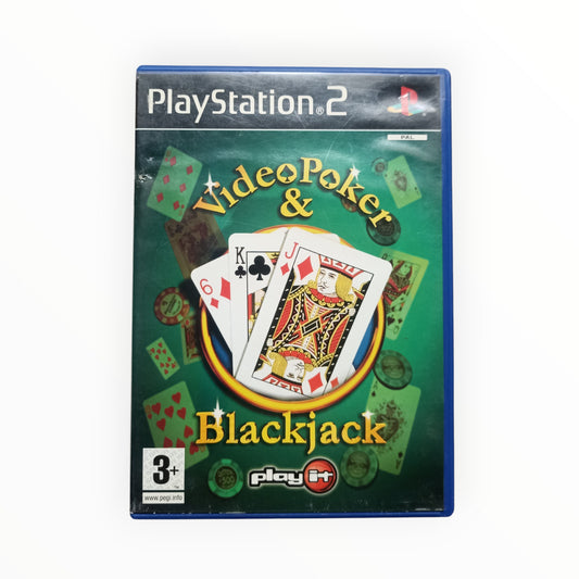 Video Poker & Blackjack playstation 2 (PS2)