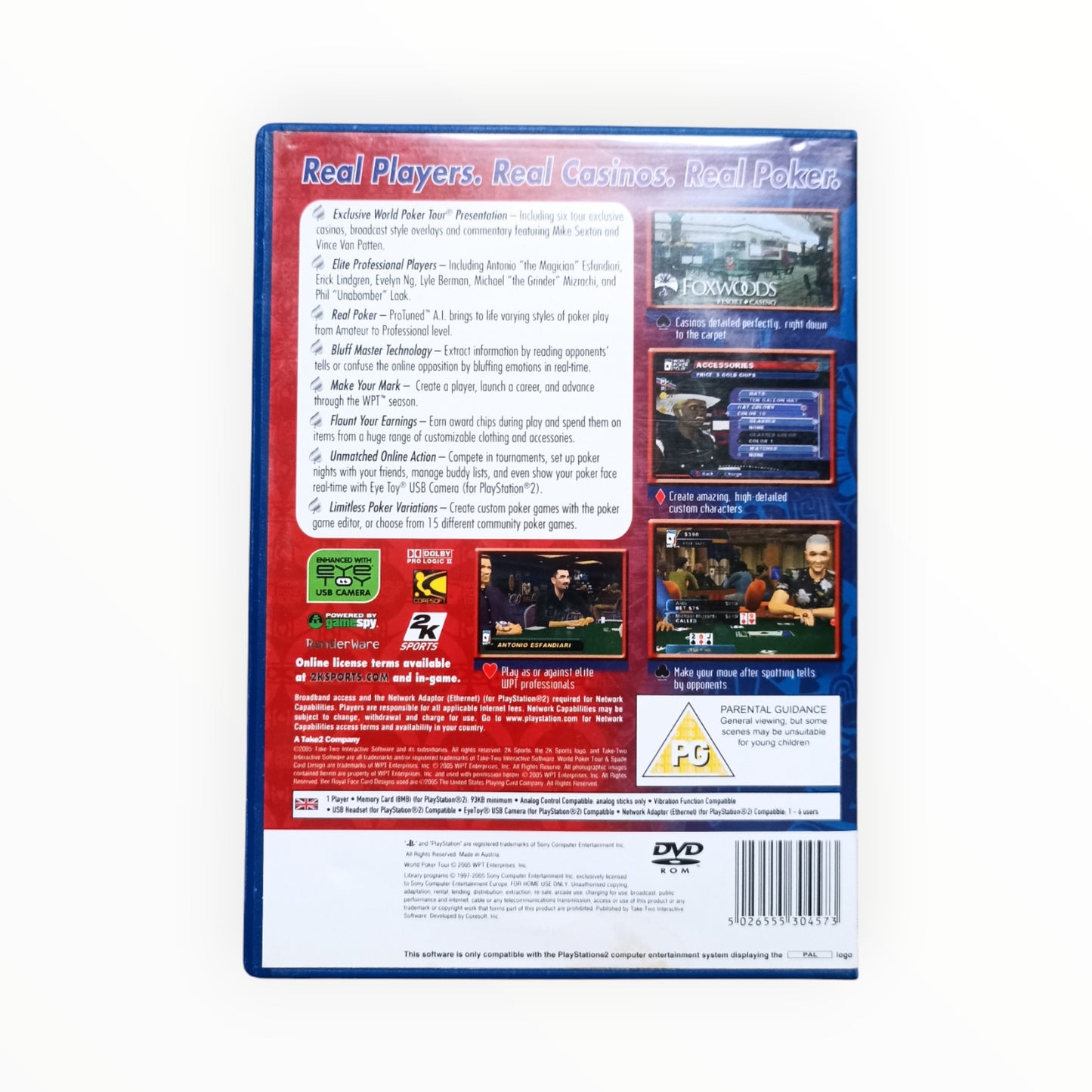 World Poker Tour playstation 2 (PS2)