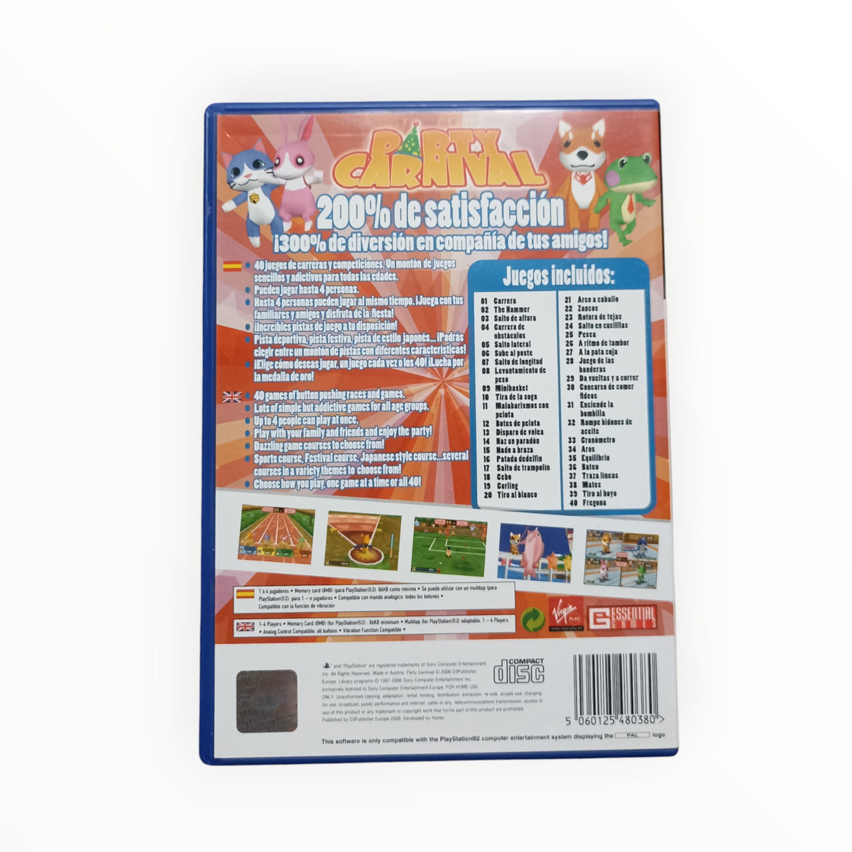 Party Carnival playstation 2 (PS2)