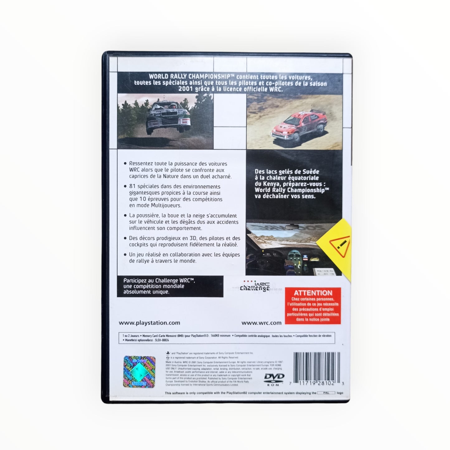 WRC: World Rally Championship – PlayStation 2 (complet)